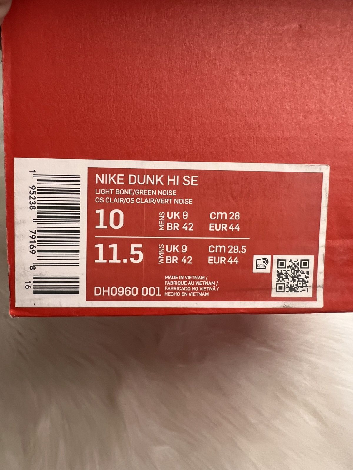 Nike NIKE Dunk High "First Use Pack Green Noise" Sneaker NIB Size US 10 / EU 43 - 8 Thumbnail