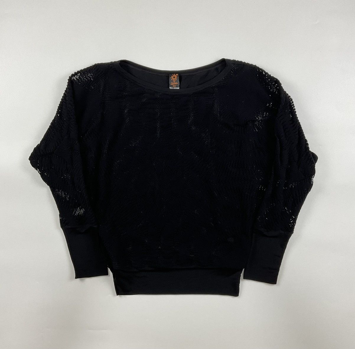 Jean Paul Gaultier Jean Paul Gaultier Nylon Trim See Through Sleeve Top Size US L / EU 52-54 / 3 - 1 Thumbnail