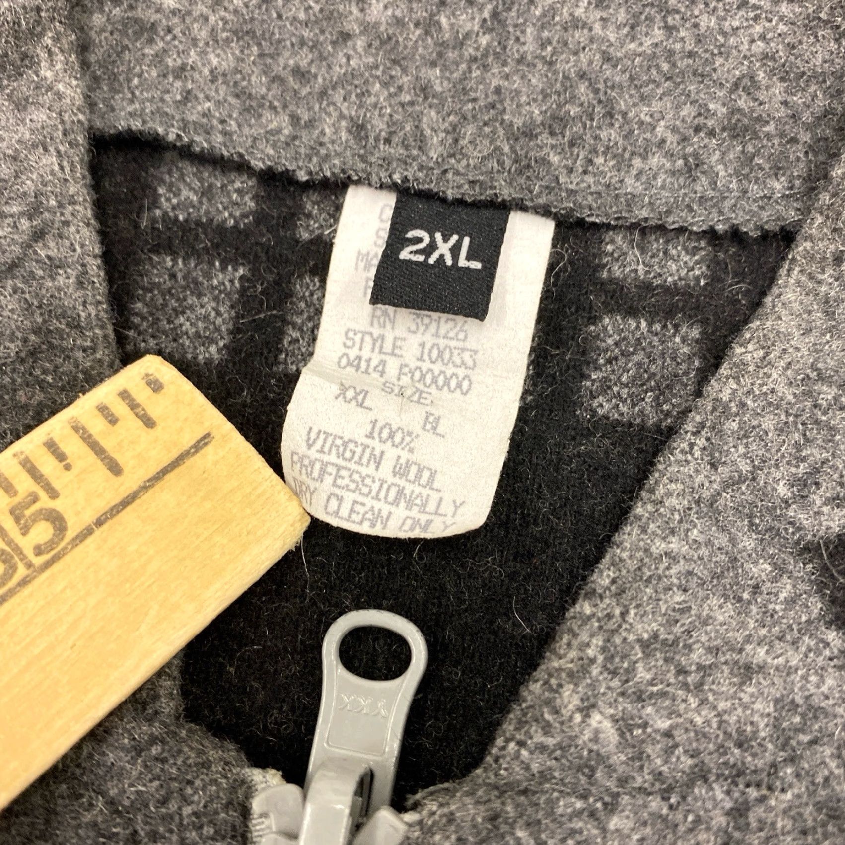 Filson VINTAGE Filson Vest Coat Jacket 100% Virgin Wool Full Zip 2XL Charcoal Gray USA Mens Outdoor Wool Vest Full Zip Pockets Regular 2XL Size US XXL / EU 58 / 5 - 4 Thumbnail