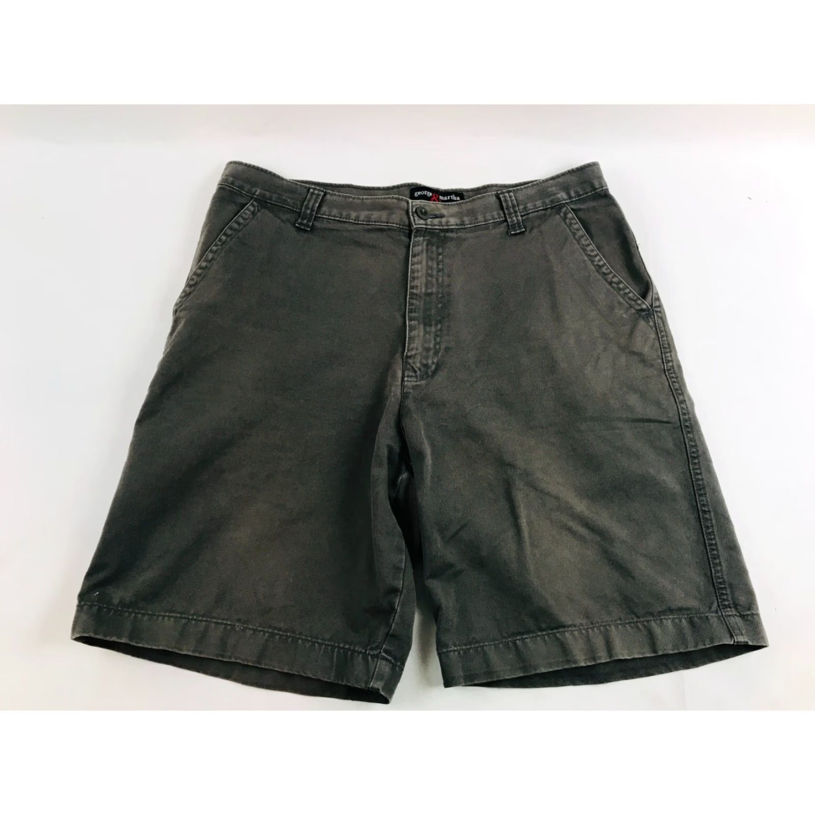 George George & martha Shorts, Men's Size 34, Gray, Casual, Pockets Size US 34 / EU 50 - 2 Thumbnail