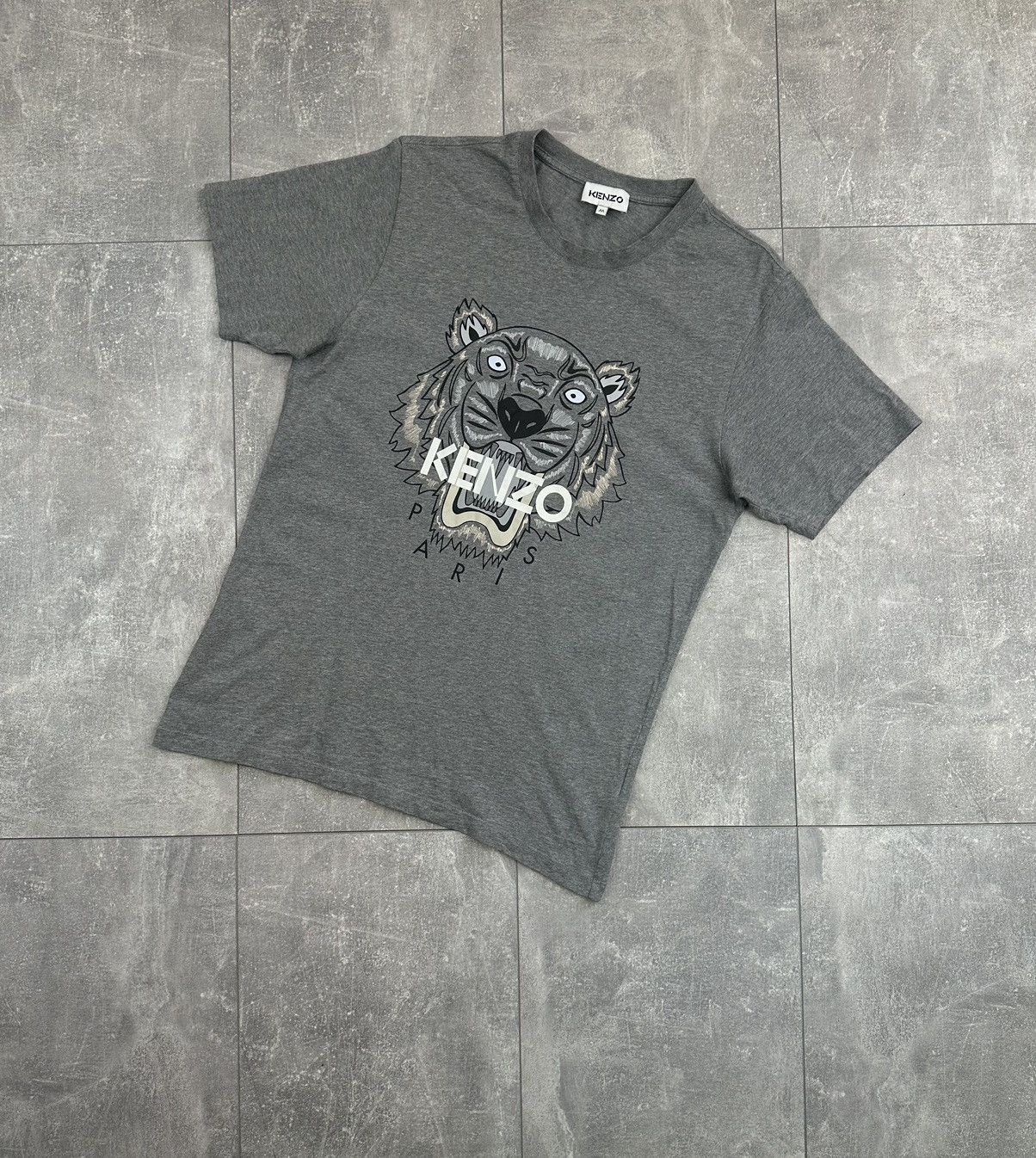 Kenzo Kenzo Mens T-Shit Tiger Print Logo Size US M / EU 48-50 / 2 - 1 Thumbnail