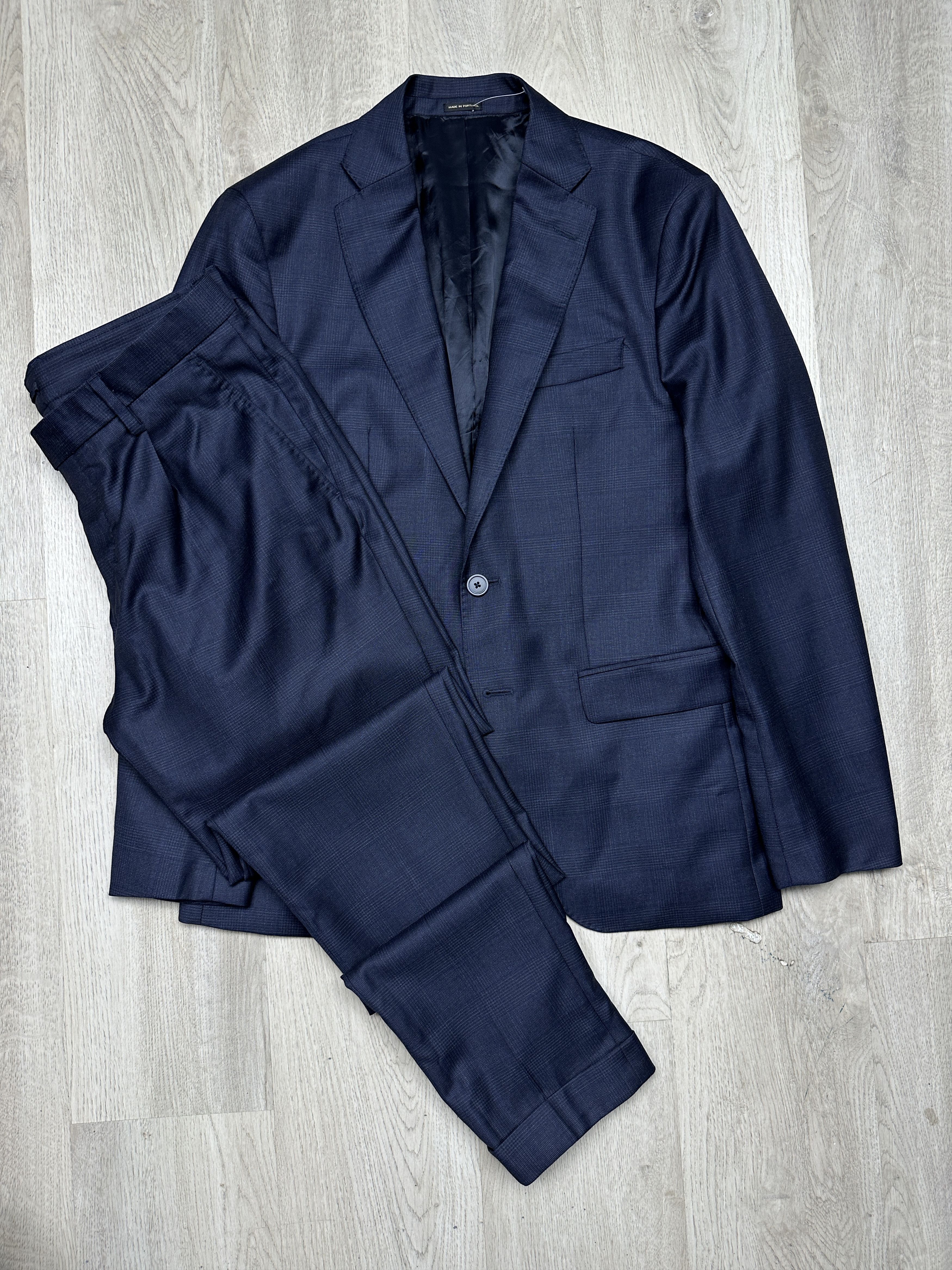 Massimo Dutti Massimo Dutti Mens Wool Suit Blazer + Pants Size 38R - 1 Thumbnail