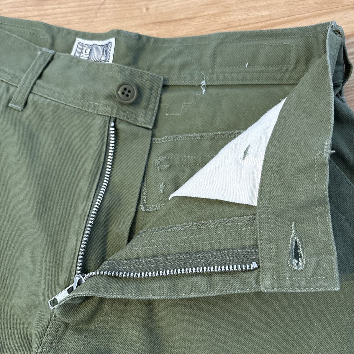 Cav Empt NEW Cav Empt Side Zip Pant in Green Made In Japan - Size M Size US 30 / EU 46 - 4 Thumbnail