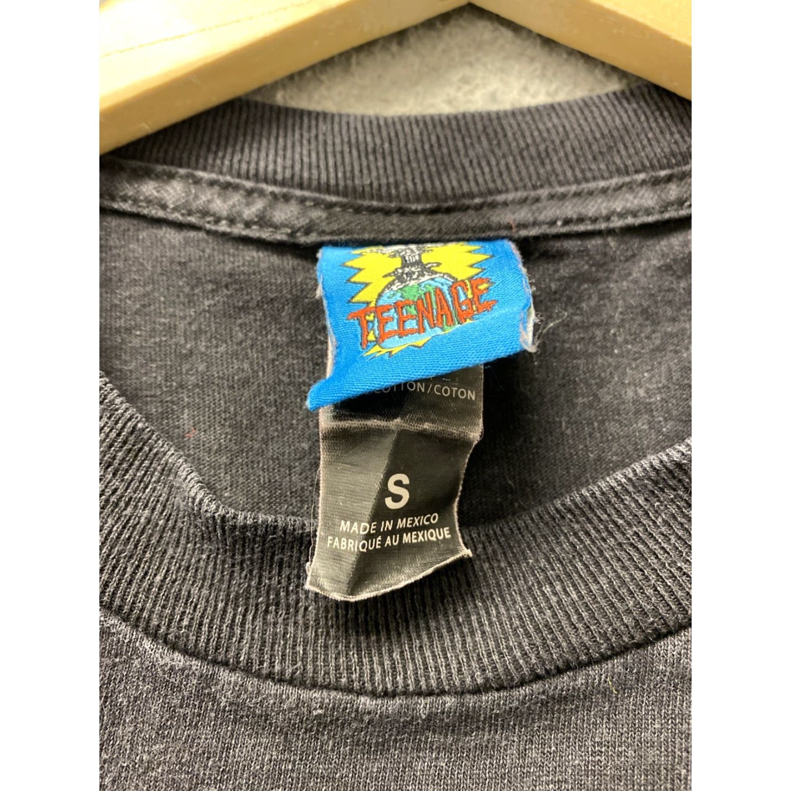 J Brand VINTAGE Teenage Brand Shirt Vulture Hazard "Feeling Great" T-Shirt Small S Mens Cotton Crew Short Sleeve Faded Black Logo 2000s Retro Vintage Size US S / EU 44-46 / 1 - 5 Thumbnail