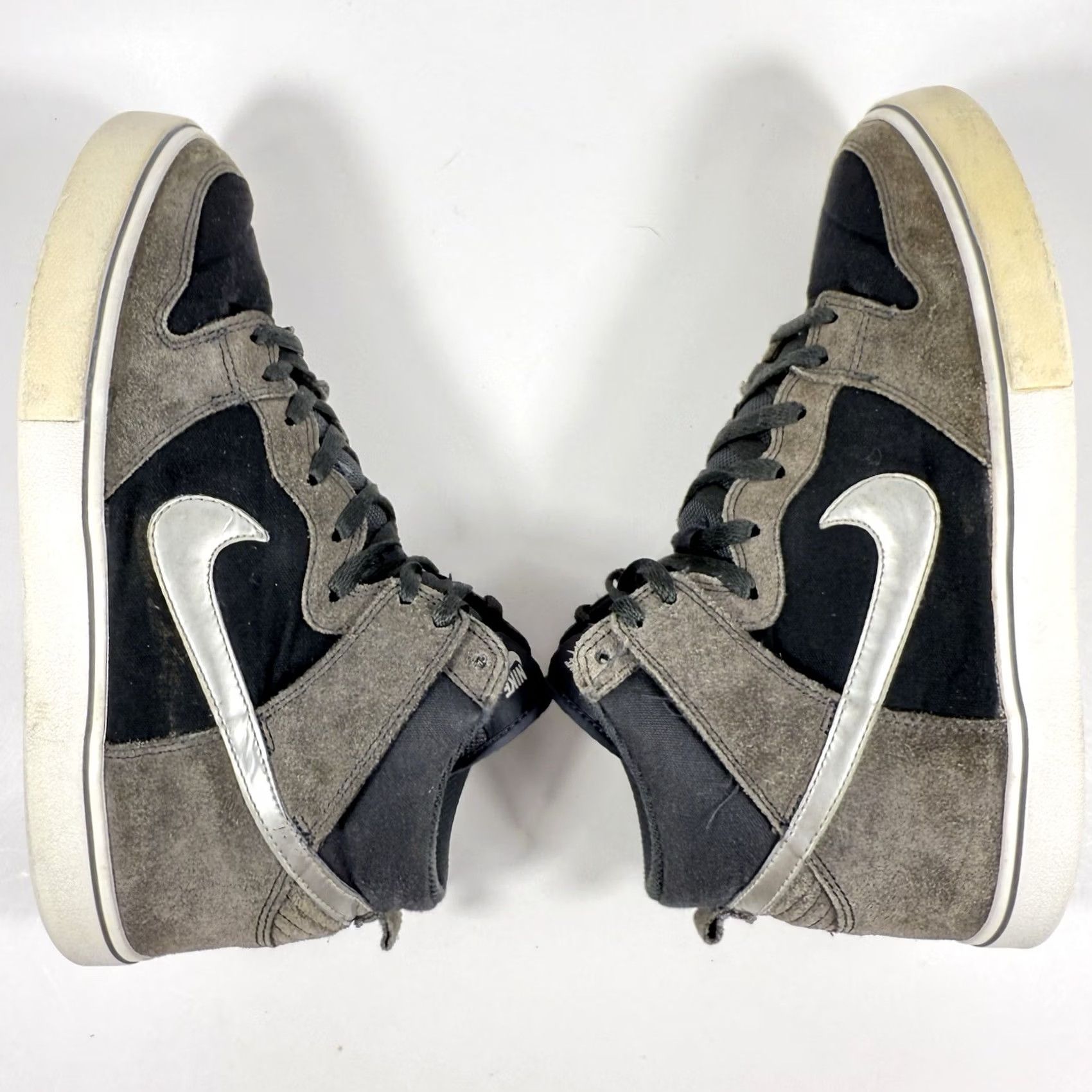 Nike Nike Dunk High Sneakers Men 9.5 Black Cool Grey 487924-002 Rare Jordan Kobe High Top Athletic Shoes Size US 9 / EU 42 - 6 Thumbnail
