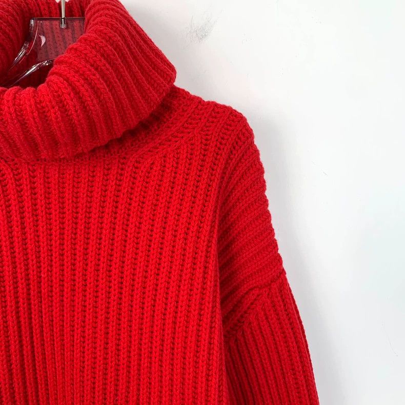 Other Balenciaga size 36 Red turtleneck wool long-sleeve knit sw Size XS / US 0-2 / IT 36-38 - 3 Thumbnail