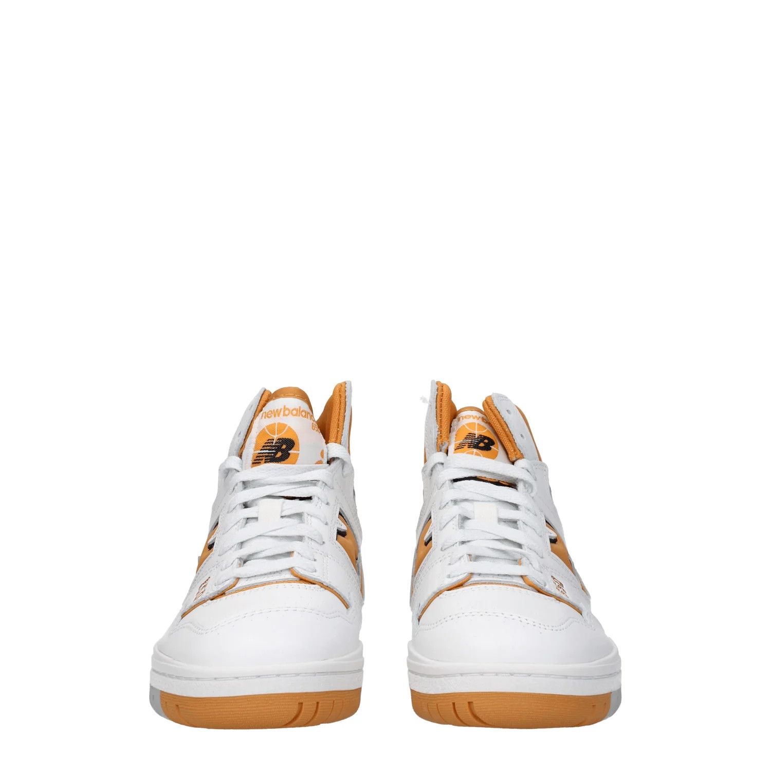 New Balance ob1o1e0925 Leather Hi-Top Sneakers in White/Canyon Size US 9 / EU 42 - 3 Thumbnail