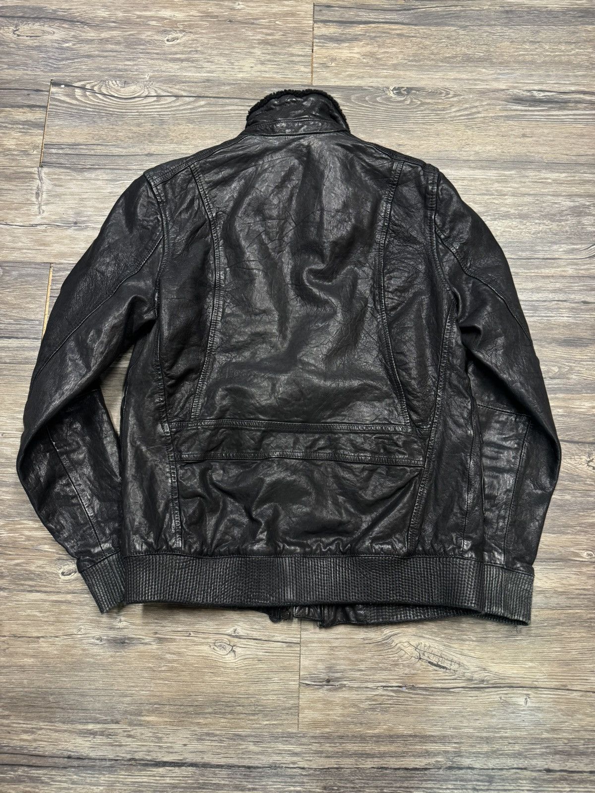 Allsaints Calfskin Biker Jacket