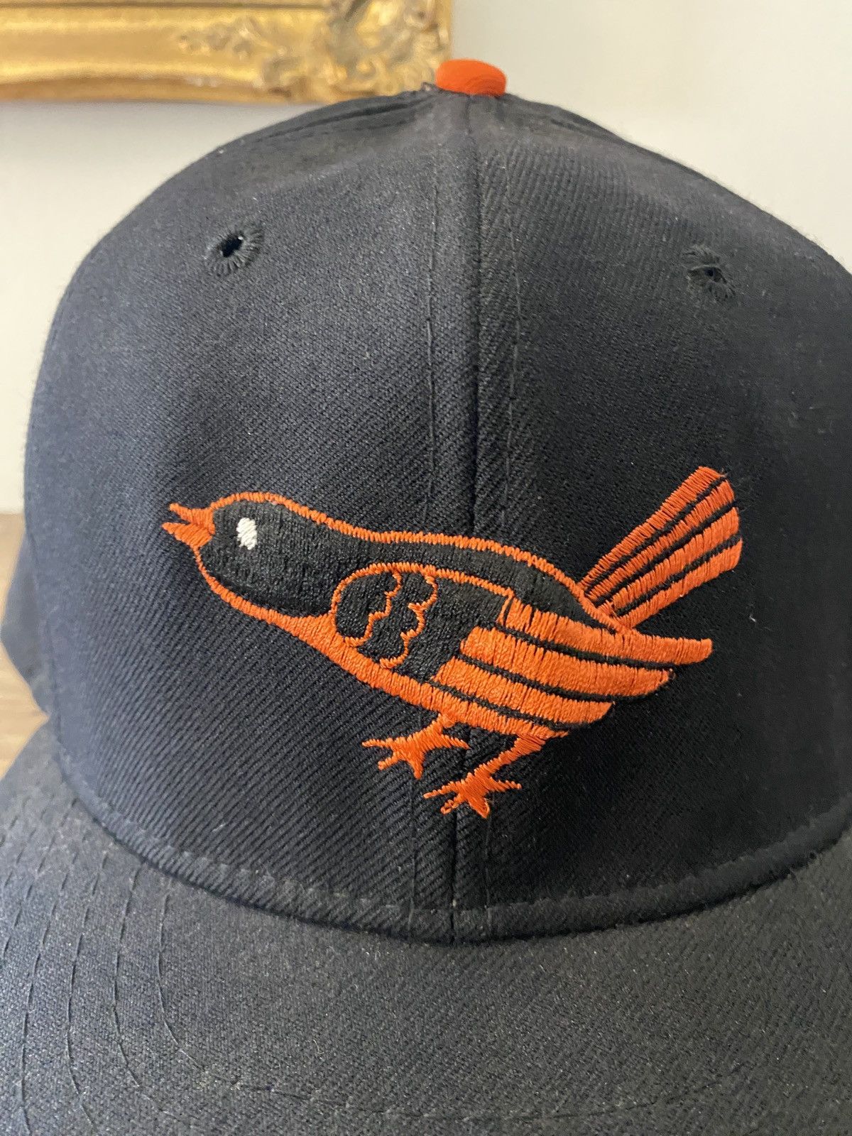 MLB Vintage 80’s Baltimore Orioles Roman Pro Fitted Hat 7 1/2 Size ONE SIZE - 2 Thumbnail