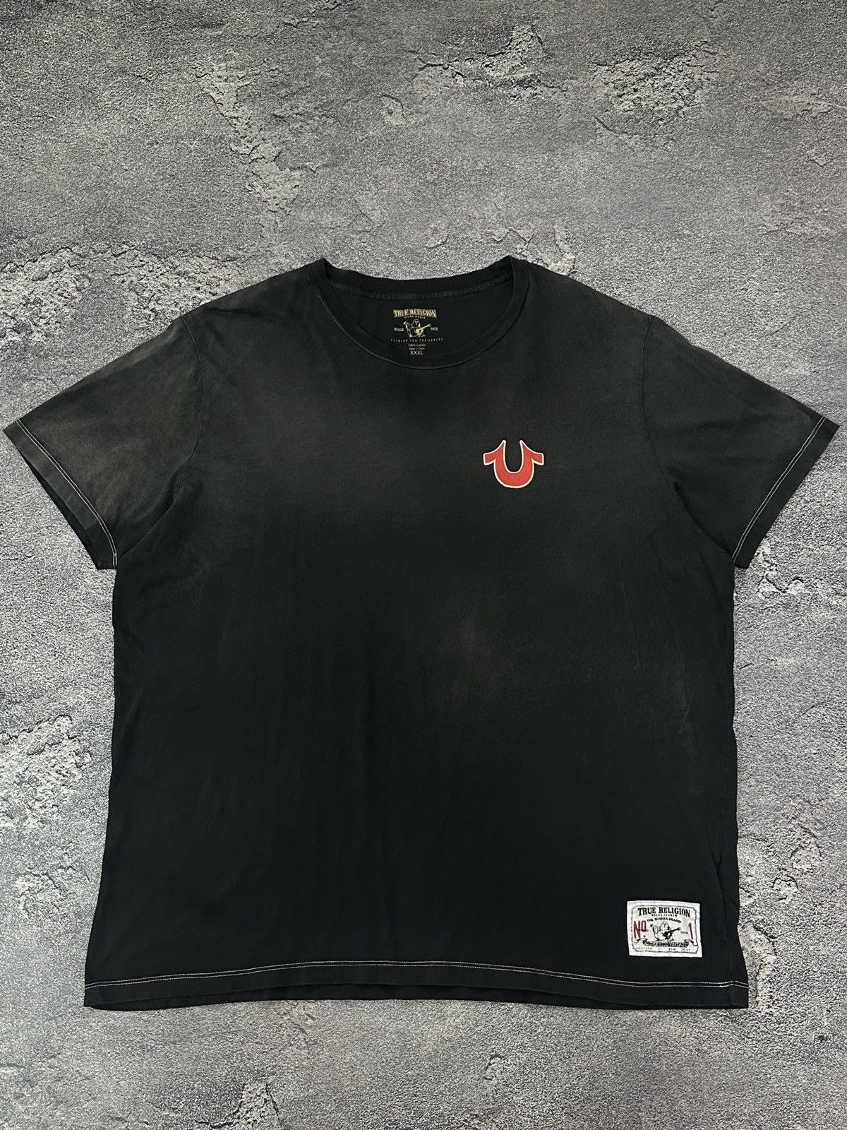 True Religion Vintage True Religion Big Logo Faded T-Shirt XXL Y2K Size US XXL / EU 58 / 5 - 2 Thumbnail