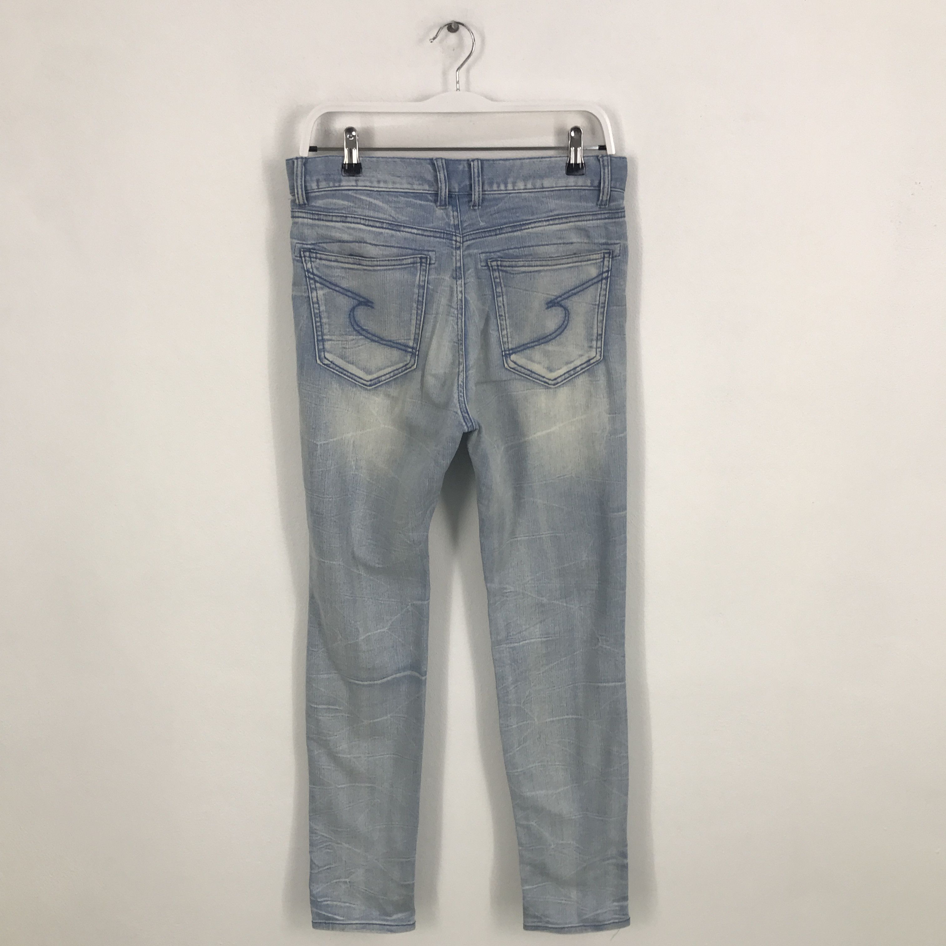 semanticdesign Rare Light wash semantic design Skinny denim pants Size US 30 / EU 46 - 4 Thumbnail