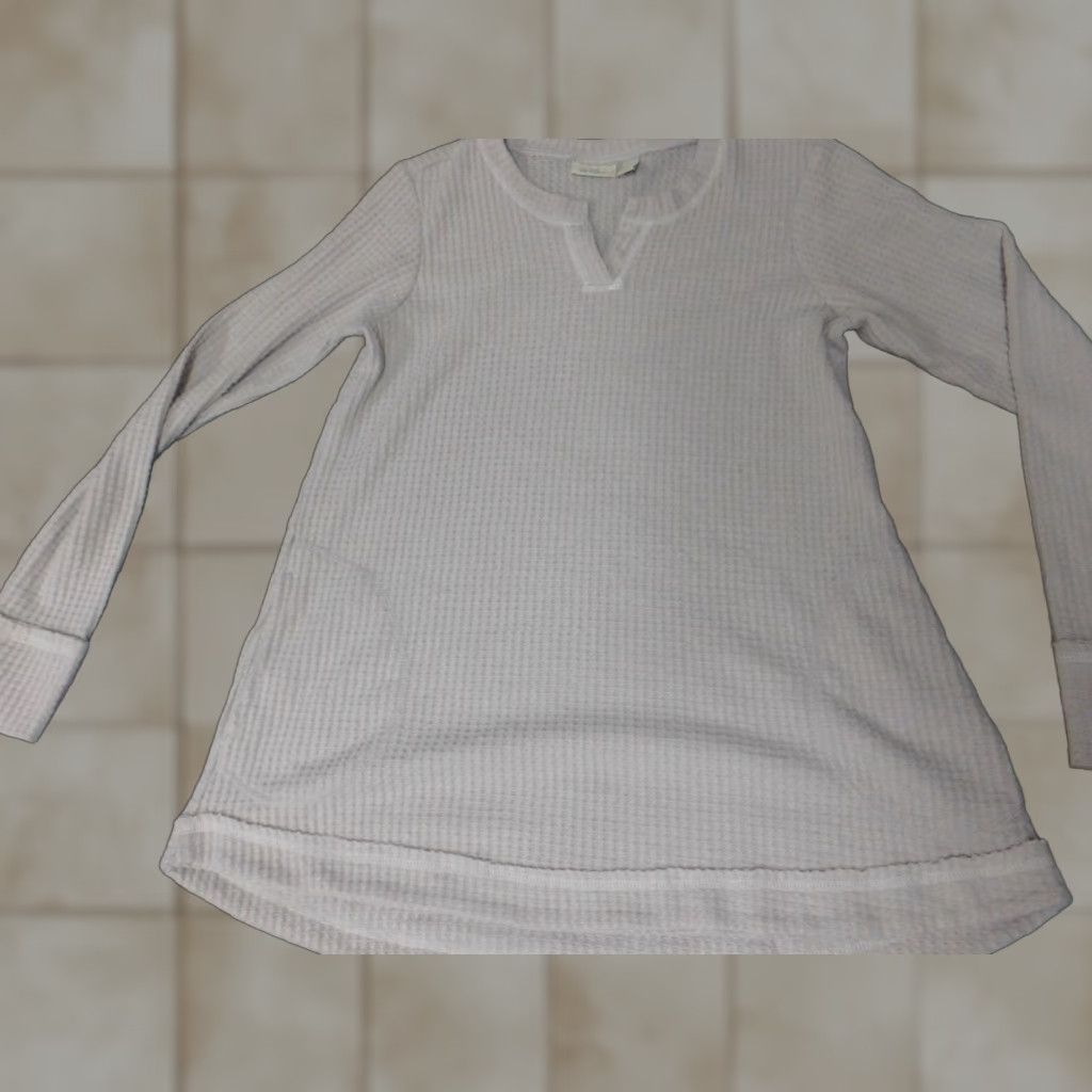 Vintage Logo Lori Goldstein Sweater XS Beige Crew-Neck Zip Pullover Women Regular Long Sleeve Cable-Knit Stretch Size XS / US 0-2 / IT 36-38 - 1 Thumbnail