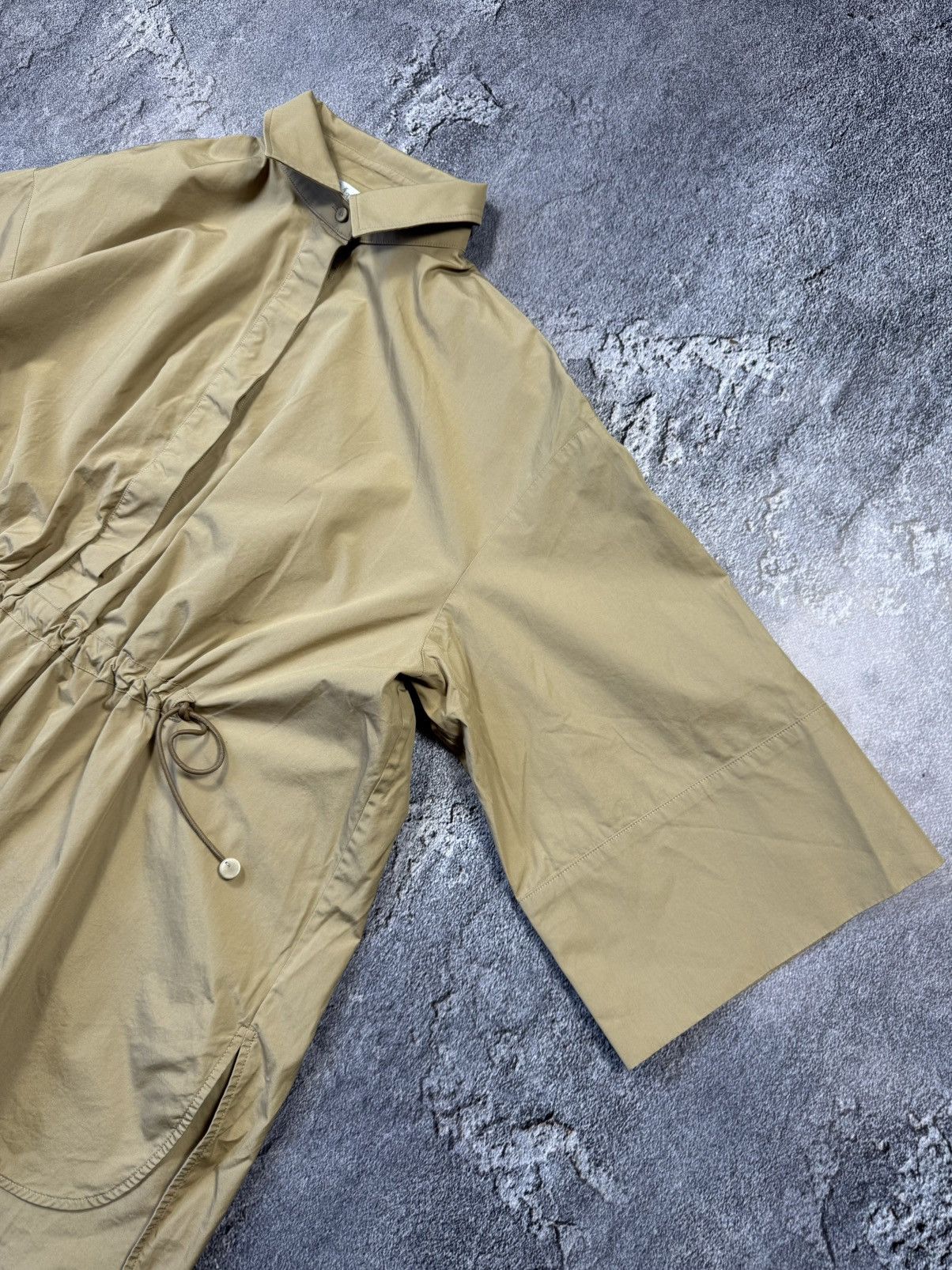 Max Mara MaxMara Oversized Shirt — Sand Beige Size L / US 10 / IT 46 - 2 Thumbnail