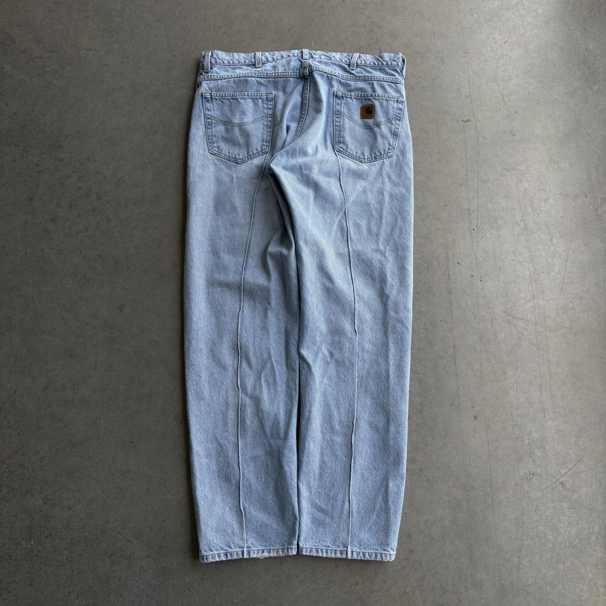 Carhartt Vintage Carhartt Baggy Blue Jeans Tapered Baggy Fit 40x30 Size US 40 / EU 56 - 2 Thumbnail