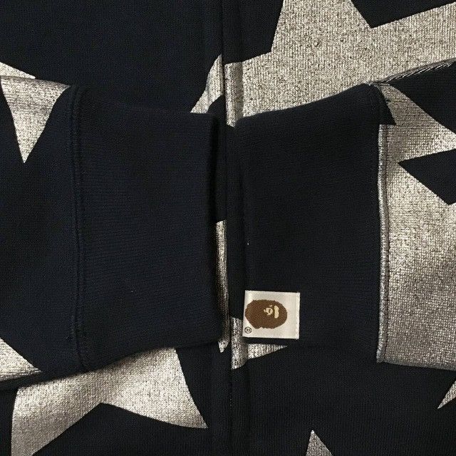 Bape Silver Foil BAPE Sta Full Zip Hoodie Navy a bathing ape star Size US S / EU 44-46 / 1 - 4 Thumbnail