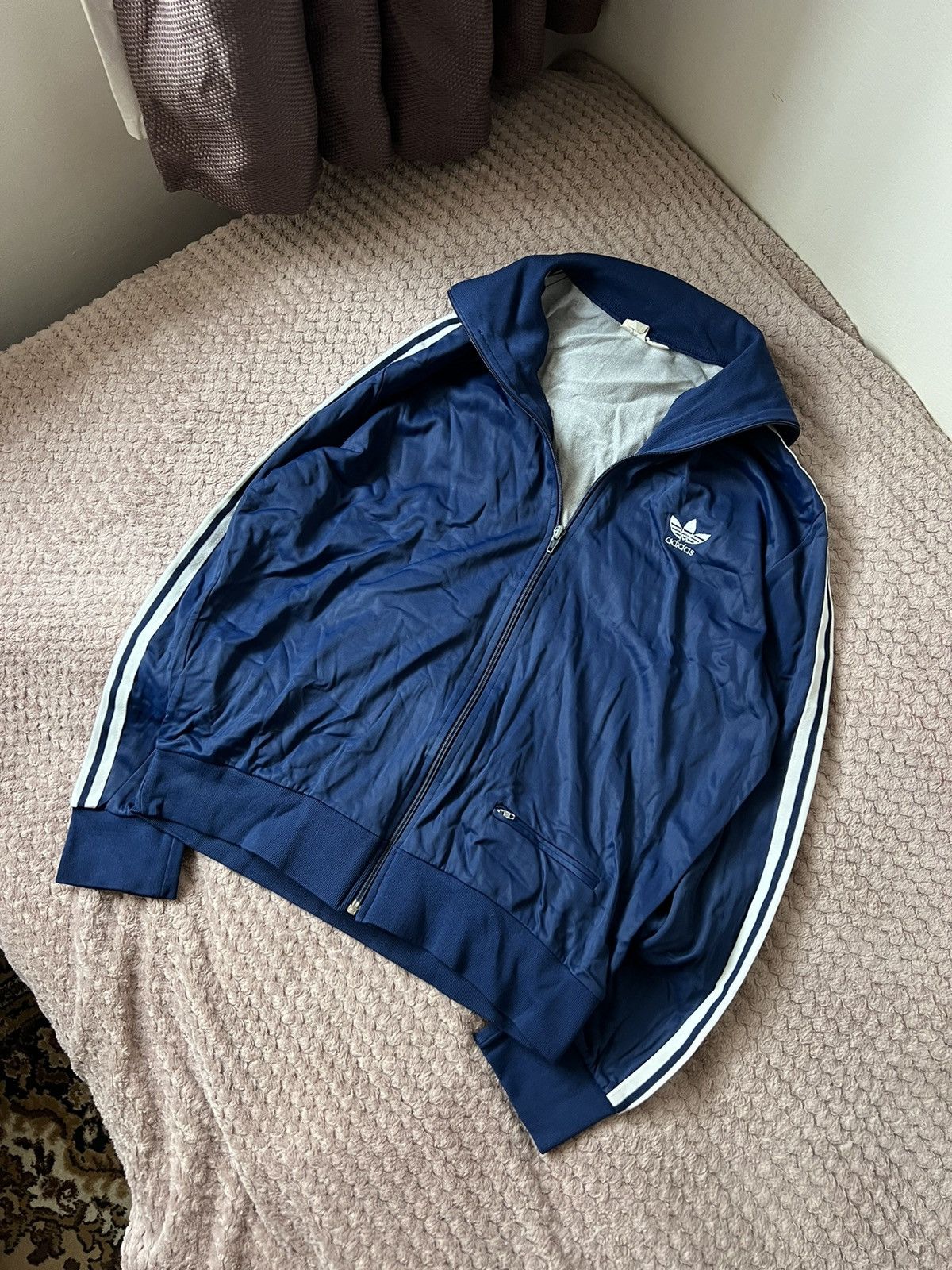 Adidas Vintage Rasta Three Stripe Track Jacket 70s 80s | Grailed