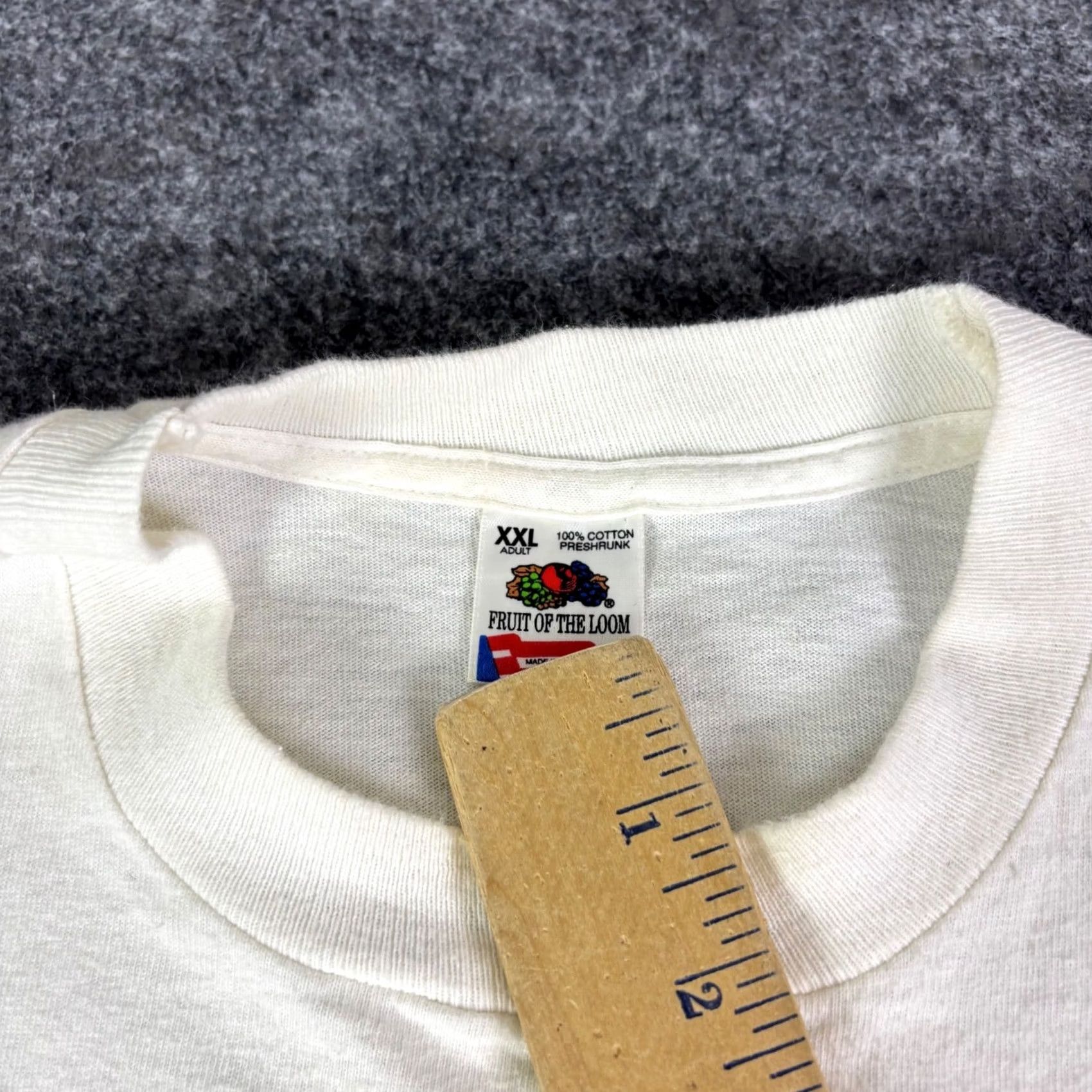 Fruit Of The Loom VINTAGE SKF Bearings Team Viper Dodge T Shirt Mens XXL White Graphic Tee 90s Size US XXL / EU 58 / 5 - 5 Thumbnail