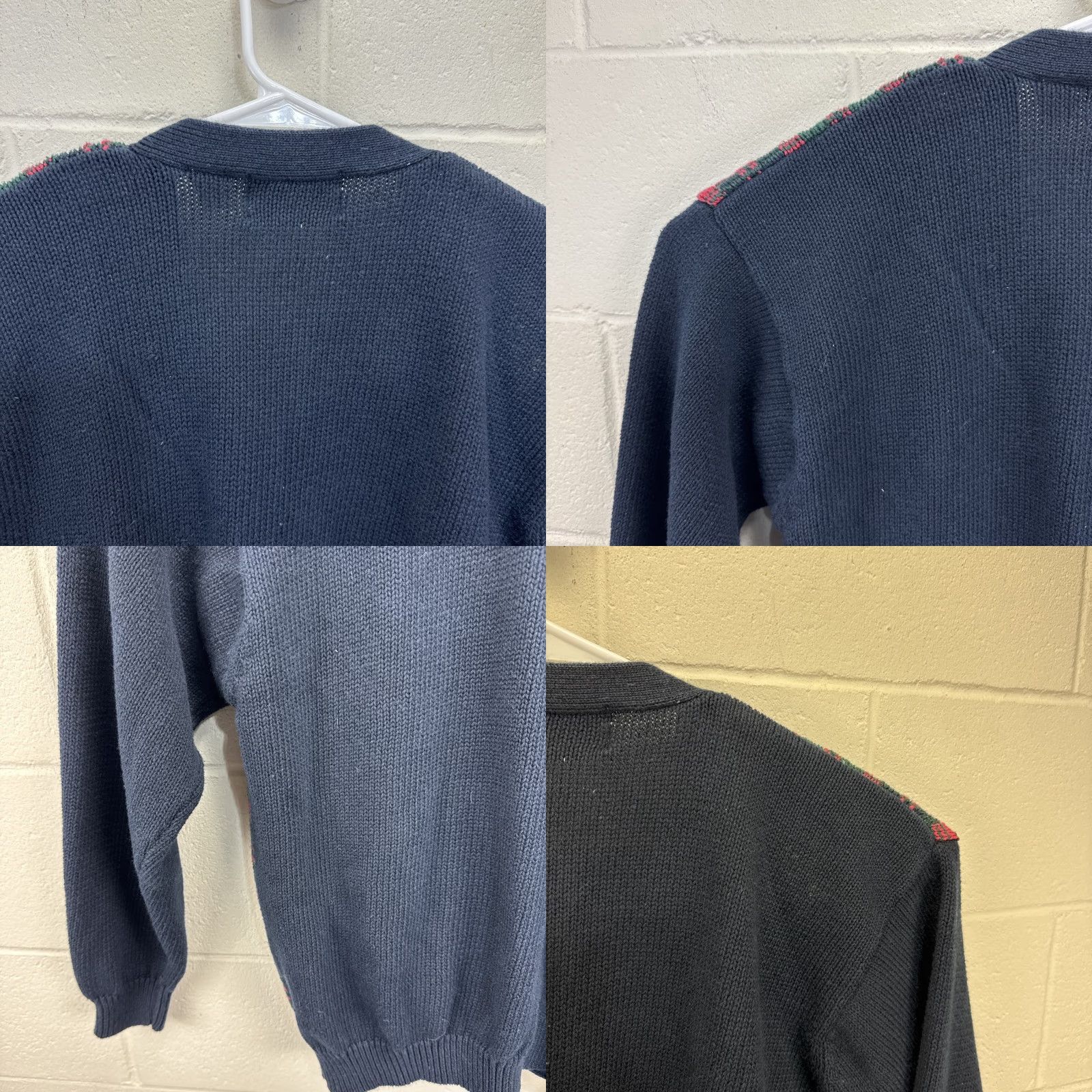 Sears VINTAGE SEARS Cardigan Sweater Geometric Plaid Tartan Knit RAmie Cotton Button XL Pockets 80s Mens Streetwear, Grandpa, Preppy, 80s, Workwear Size US XL / EU 56 / 4 - 9 Thumbnail