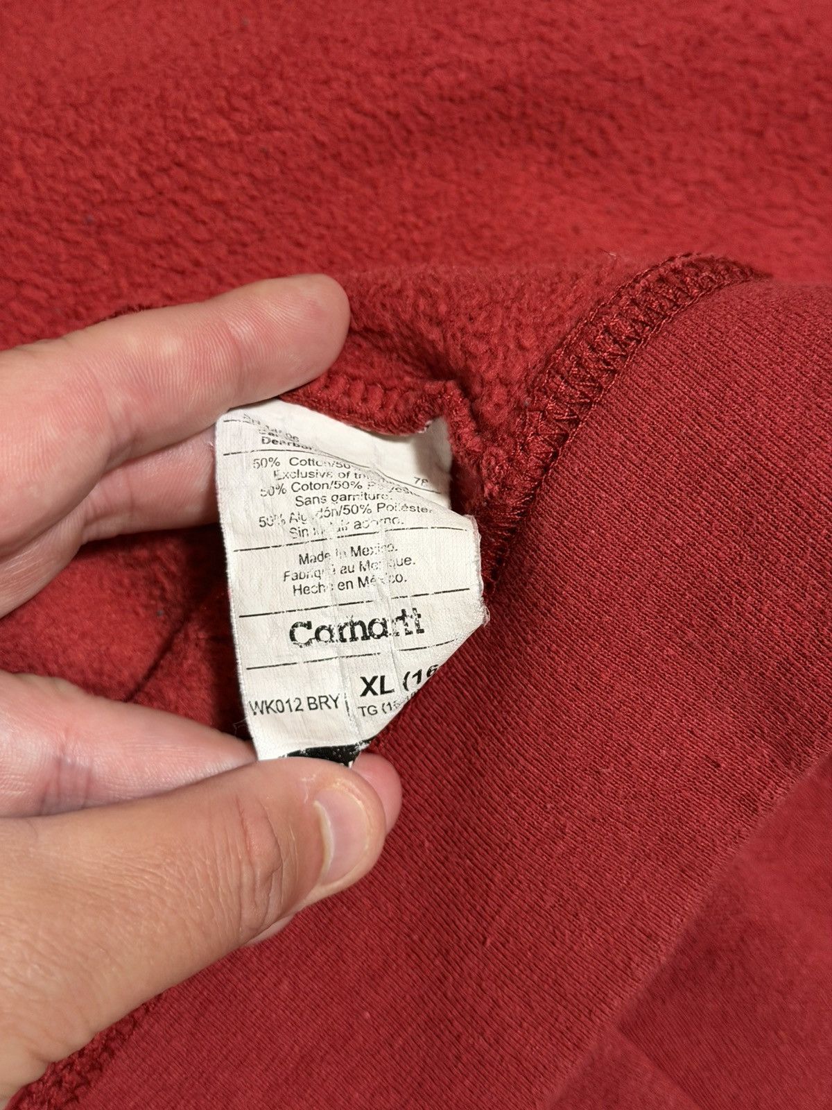 Carhartt 🔥Vintage Carhartt Logo Zip Hoodie/Carhartt Zip Fleece Hoodie Size US L / EU 52-54 / 3 - 14 Thumbnail