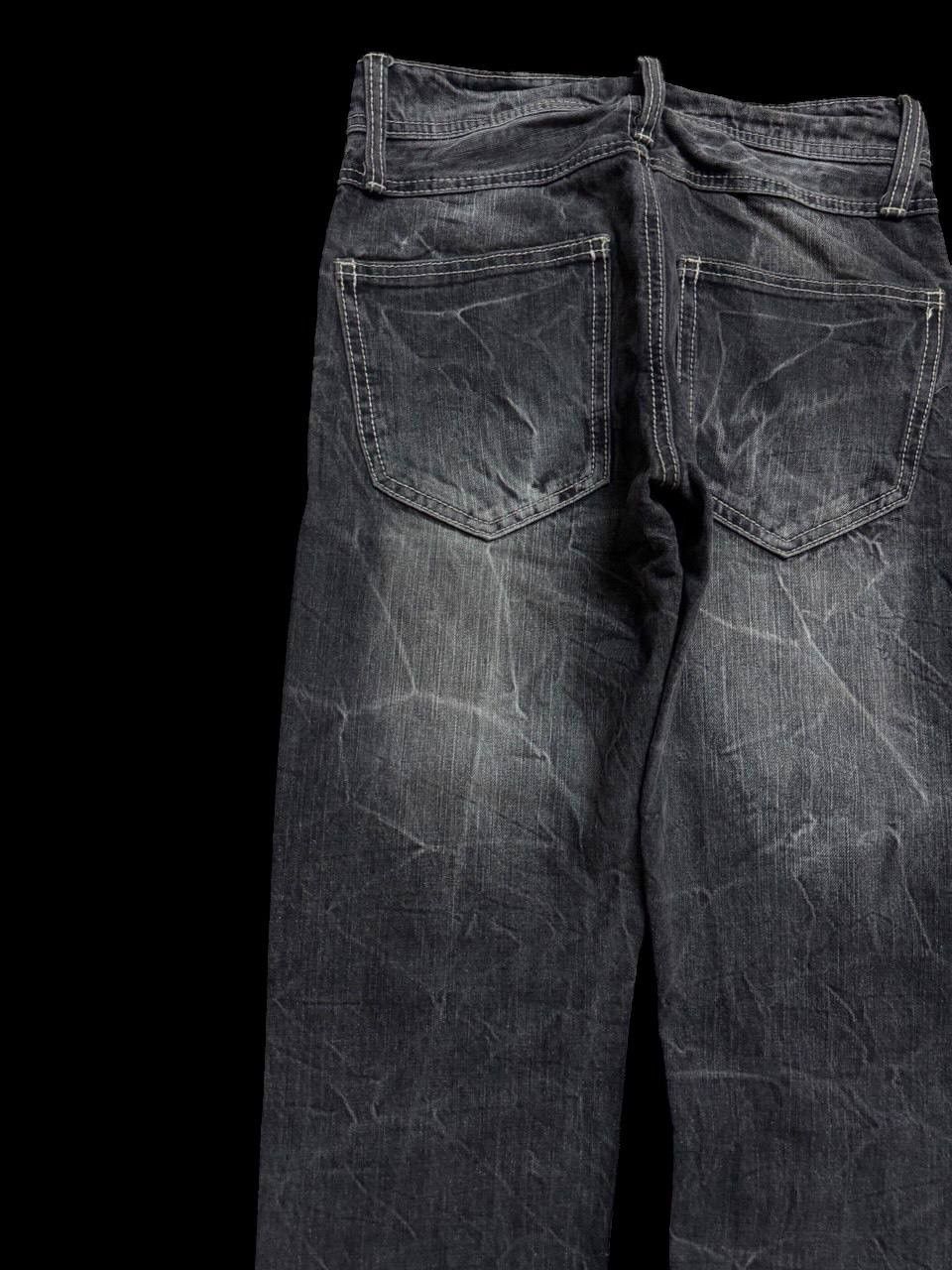 Japanese Brand SICK 90s Style Japanese Avail Jean Sand Washed Stretchmark Size US 28 / EU 44 - 15 Thumbnail