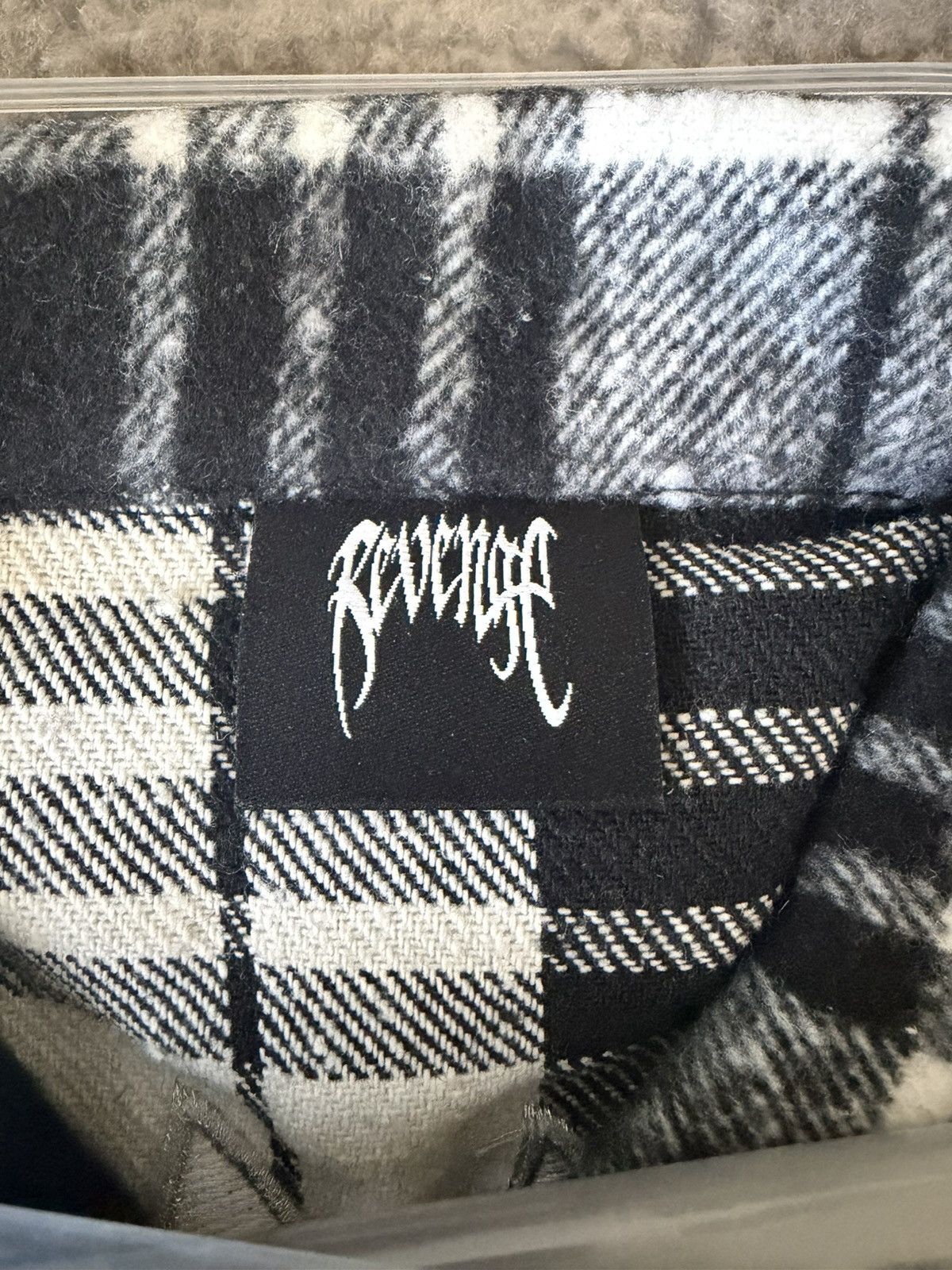 Revenge Revenge Black Embroidered Flannel Size US L / EU 52-54 / 3 - 3 Thumbnail