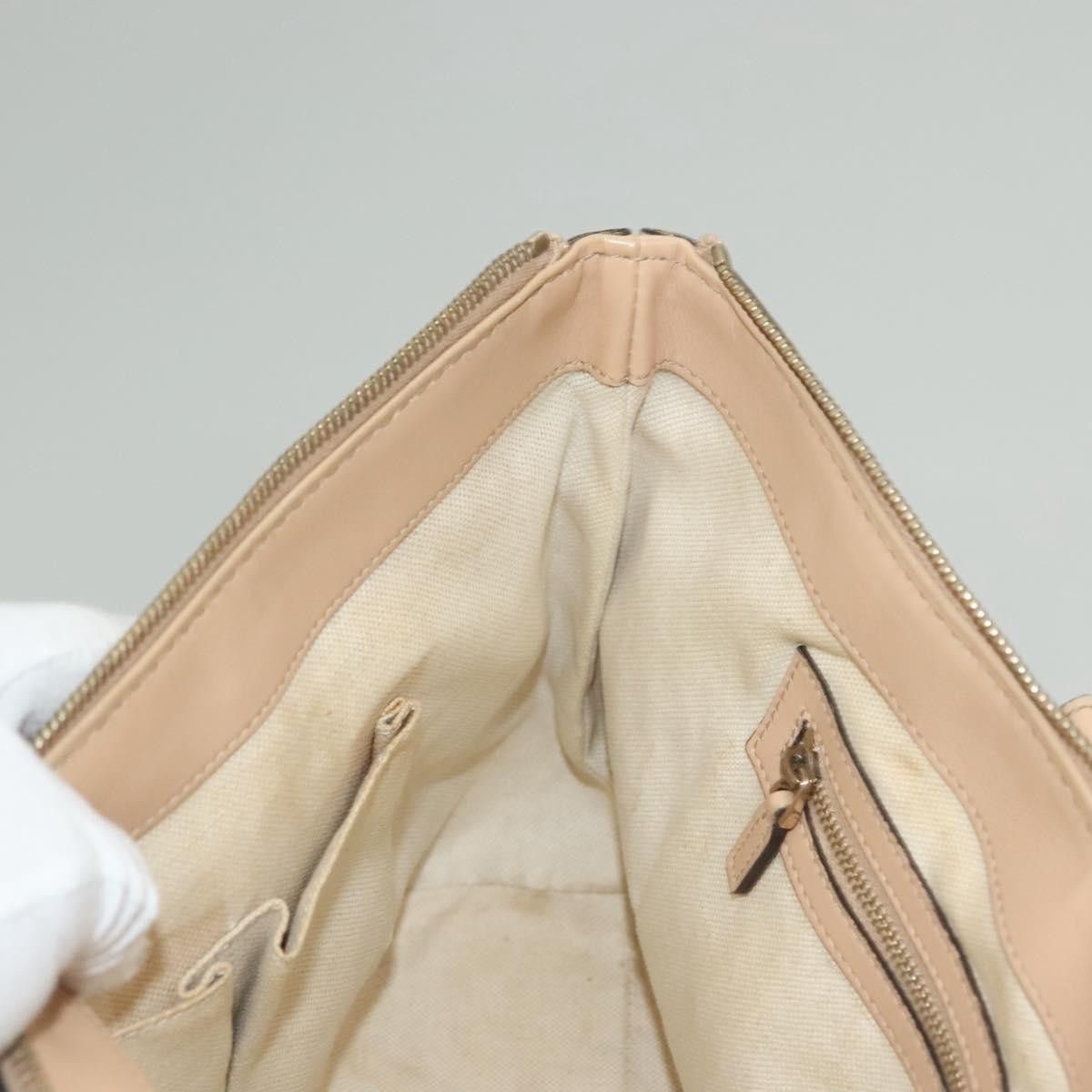 Gucci GUCCI GG Canvas Lovely Tote Bag Pink Gold Size ONE SIZE - 19 Thumbnail