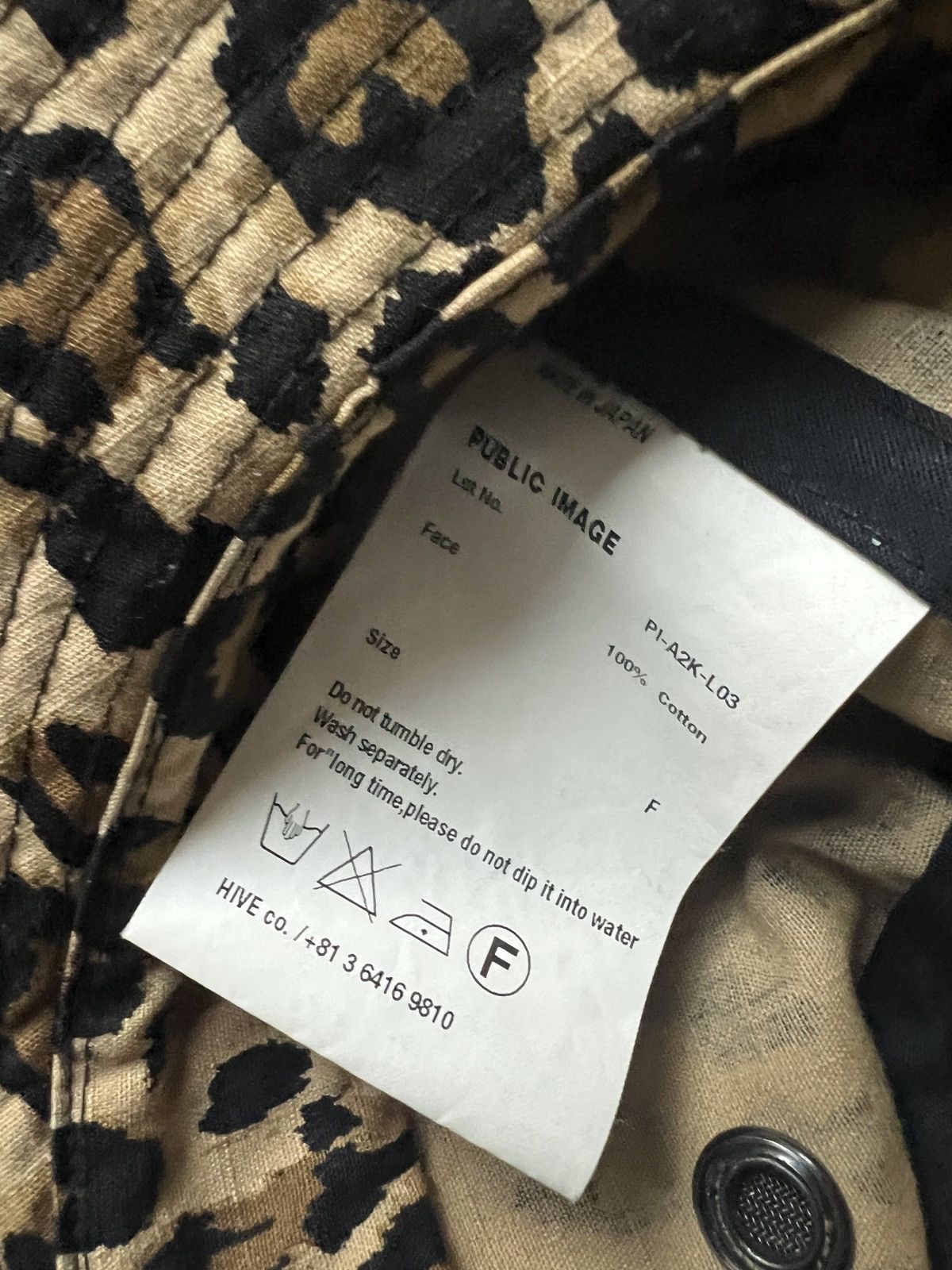 Undercover MAD Store by Undercover Leopard Ripstop Bucket Hat Size ONE SIZE - 6 Thumbnail