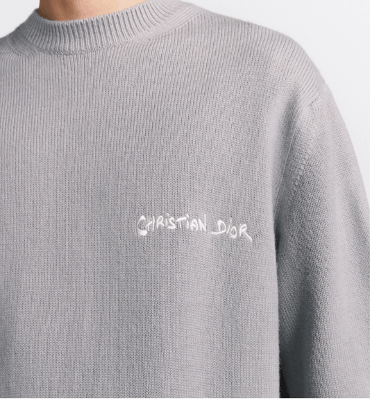 Dior o1w1db10525 443M65 Tag Sweater in Gray Size US M / EU 48-50 / 2 - 7 Thumbnail