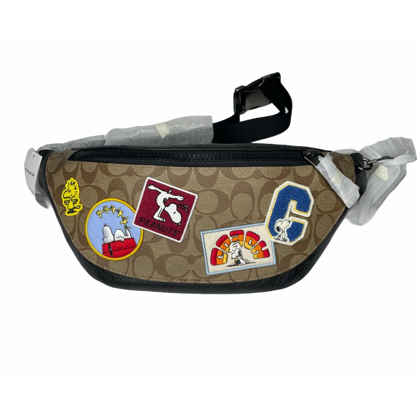 Coach Peanuts Warren Belt Bag Varsity Patches
