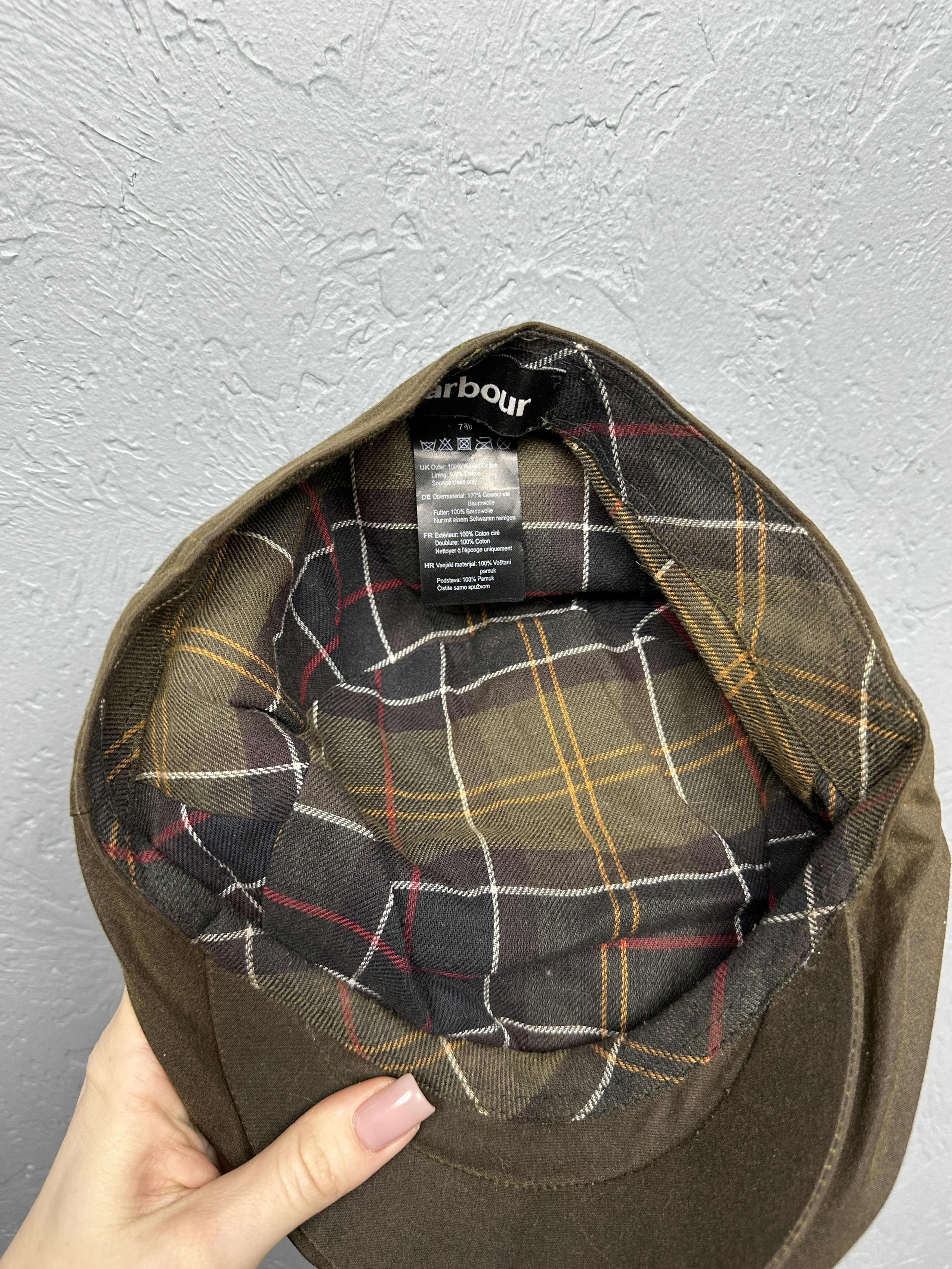 Barbour Barbour Vintage Mens Wax Hat Cap Size ONE SIZE - 6 Thumbnail