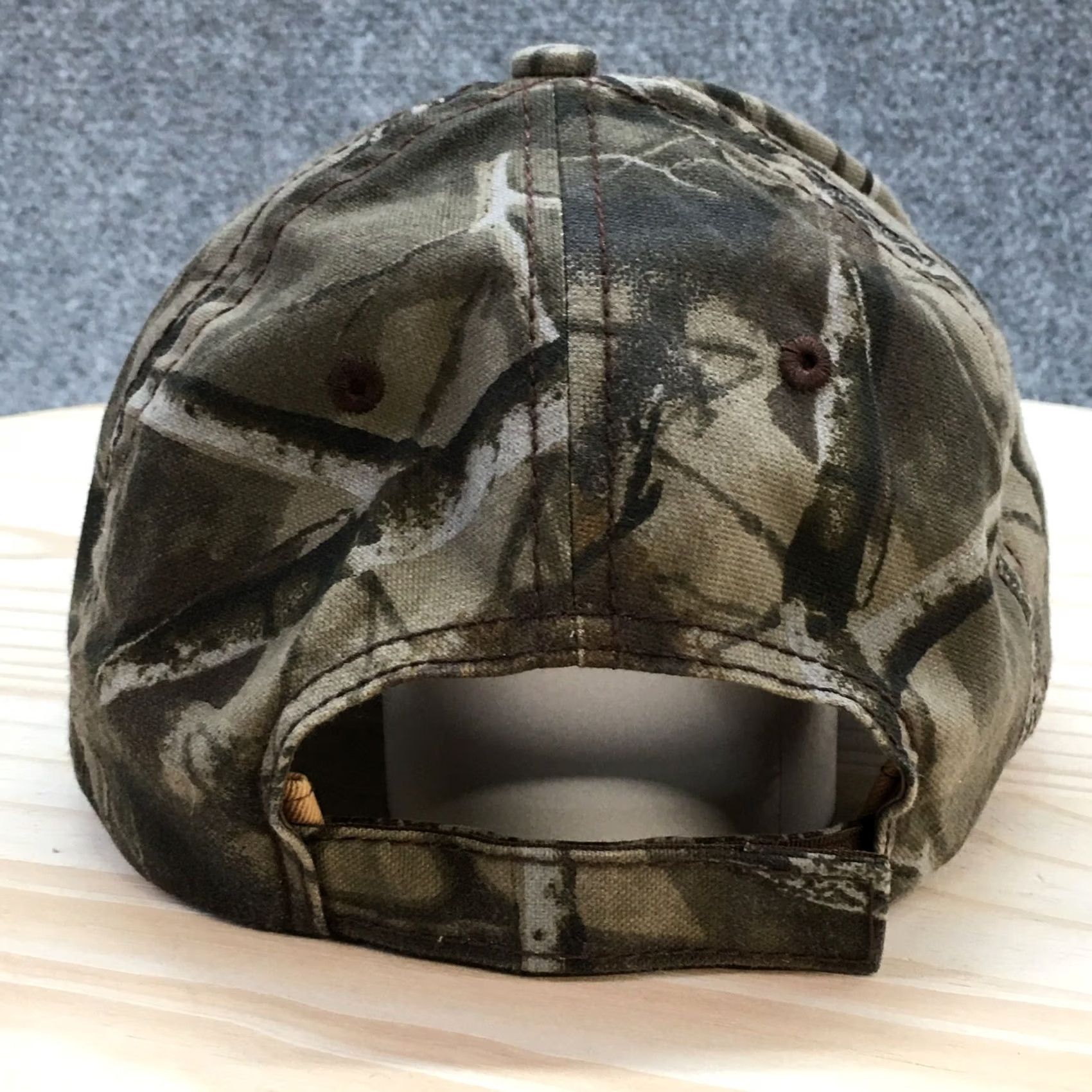 Vintage Country Pet Foods Baseball Cap Hat Mens One Size Brown Camouflage Adjustable Size ONE SIZE - 6 Thumbnail