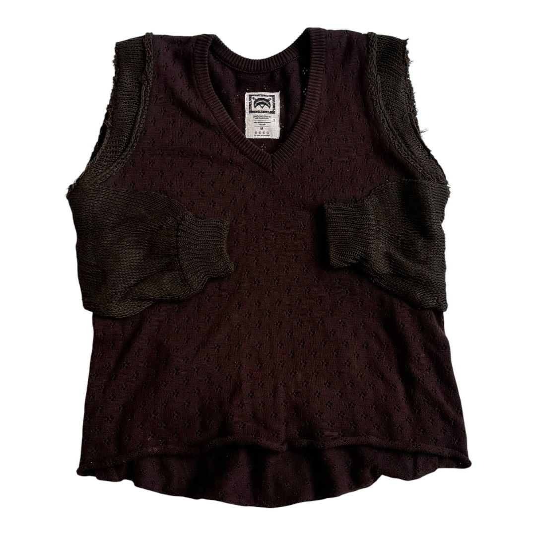 Undercover Undercover Spring 2003 ‘SCAB’ Rebuilt Sweater Vest M Size US M / EU 48-50 / 2 - 2 Thumbnail