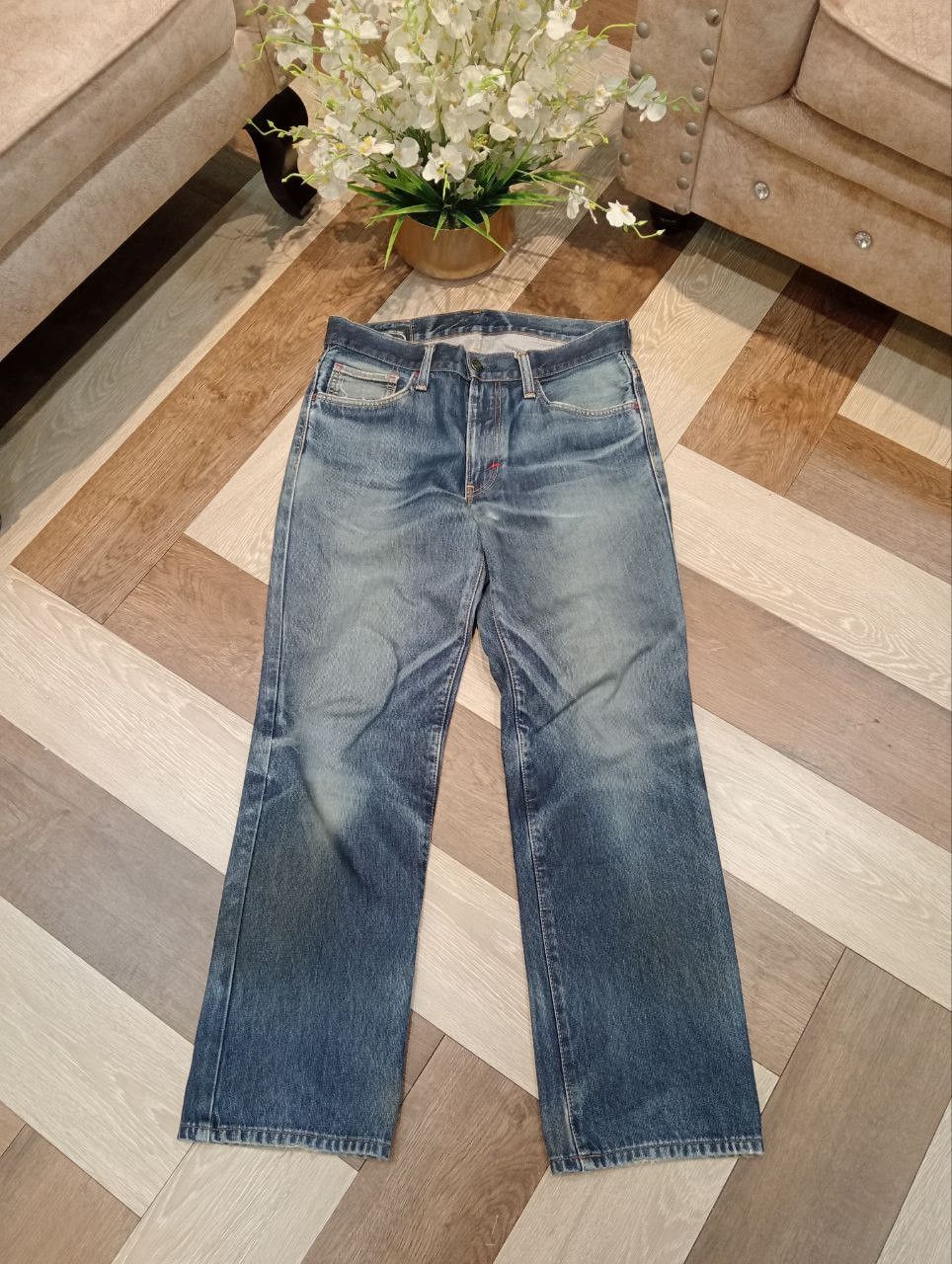 Edwin VINTAGE EDWIN ZYLON X KUSHITANI HAMAMATSU LIMITED JEANS Size US 33 - 1 Thumbnail