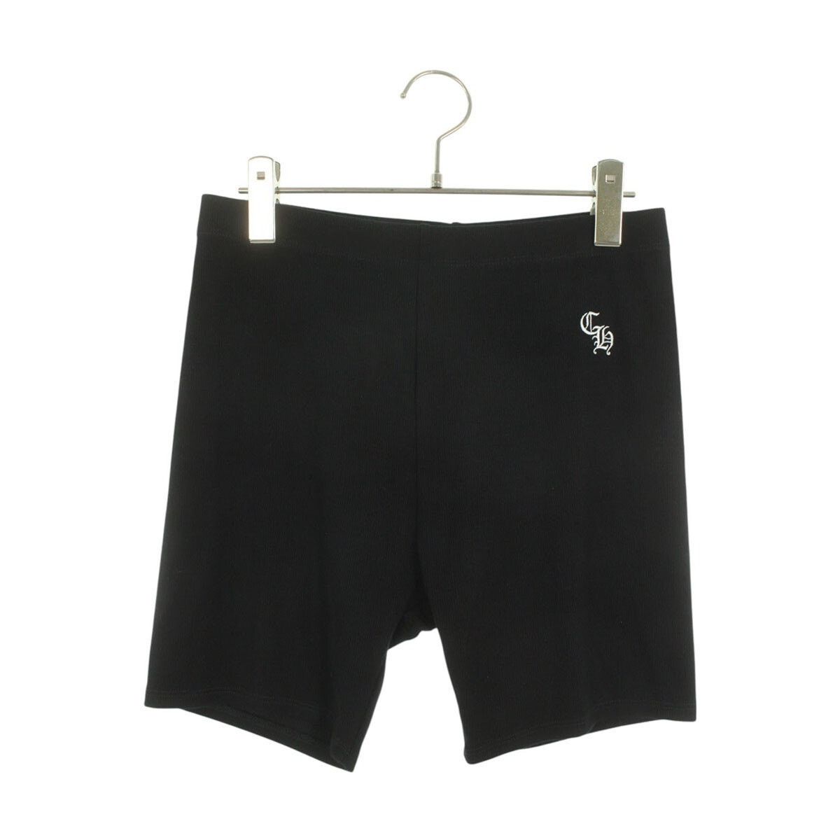 Chrome Hearts Chrome Hearts Y Not Leather Patch Sweat Shorts Grey
