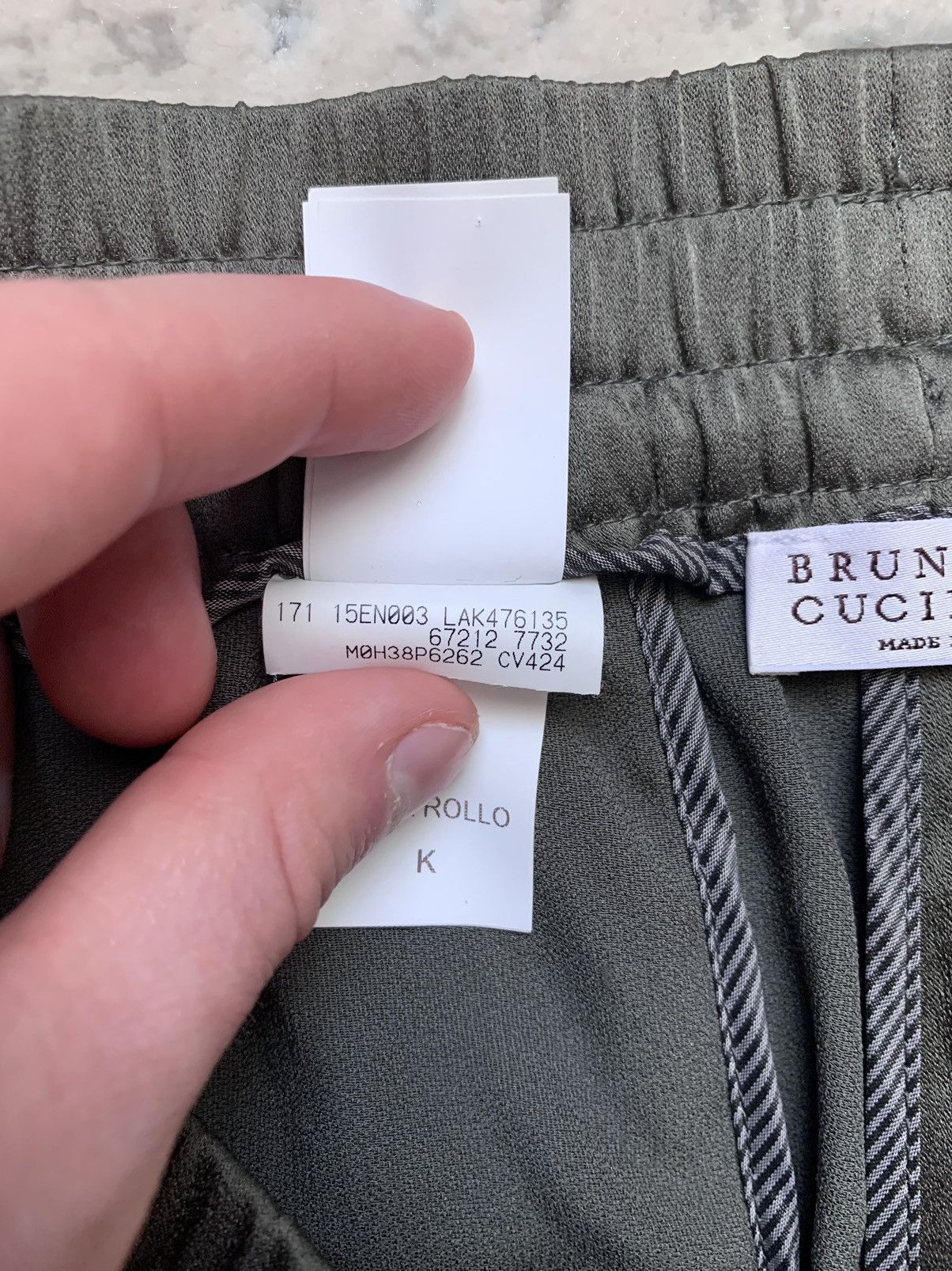 Brunello Cucinelli Brunello Cucinelli Track Stripe Pull-On Silk Pant Size 30" / US 8 / IT 44 - 19 Thumbnail