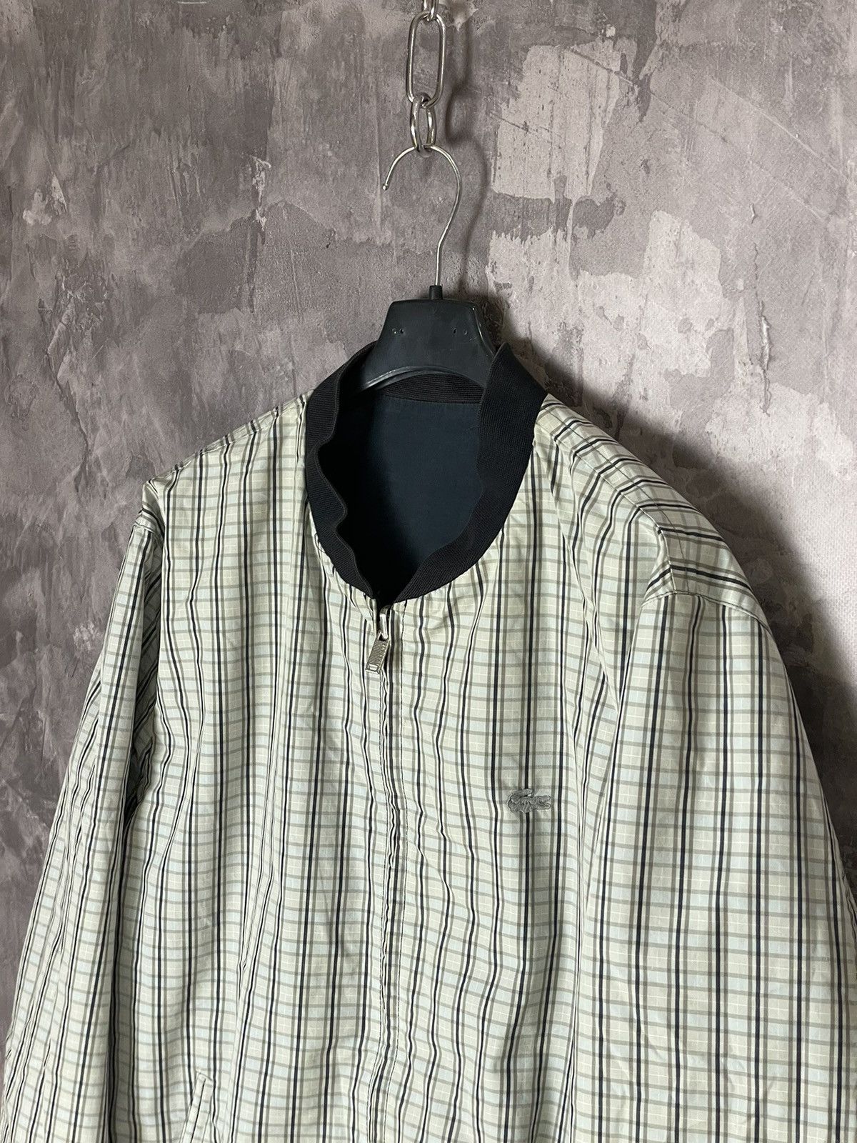 Lacoste × Vintage Vintage Lacoste bomber reversible jacket 80s 90 checked zip Size US L / EU 52-54 / 3 - 11 Thumbnail