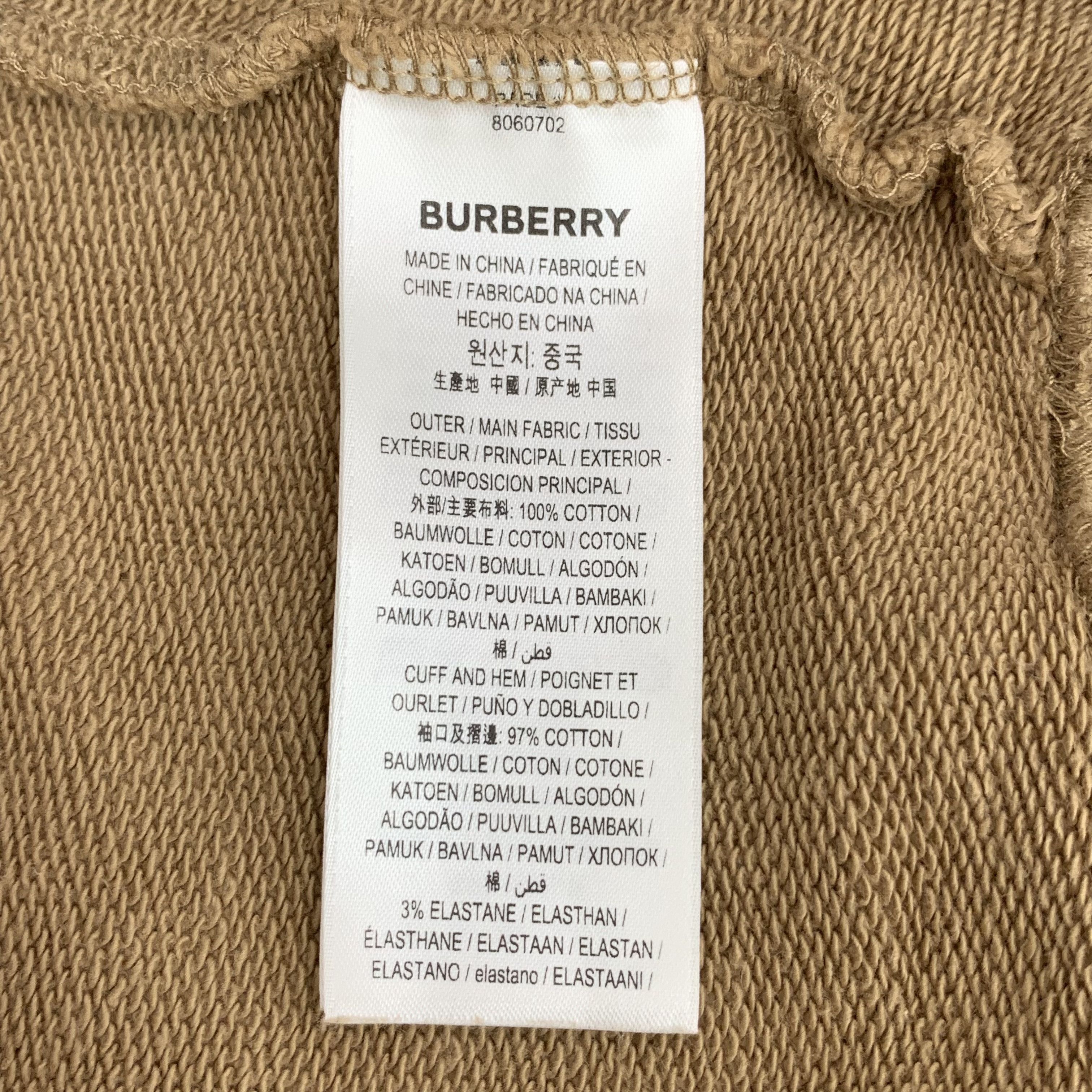 Burberry Burberry Logo Hoodie Brown (S) Size US S / EU 44-46 / 1 - 6 Thumbnail