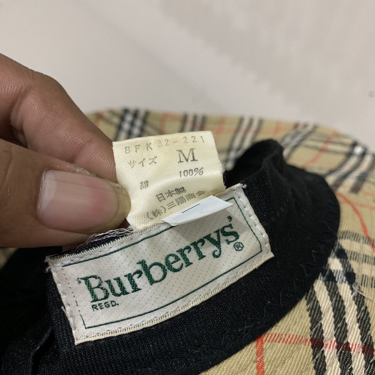 Burberry × Vintage Vintage burberry bucket hat Size 32 - 6 Thumbnail