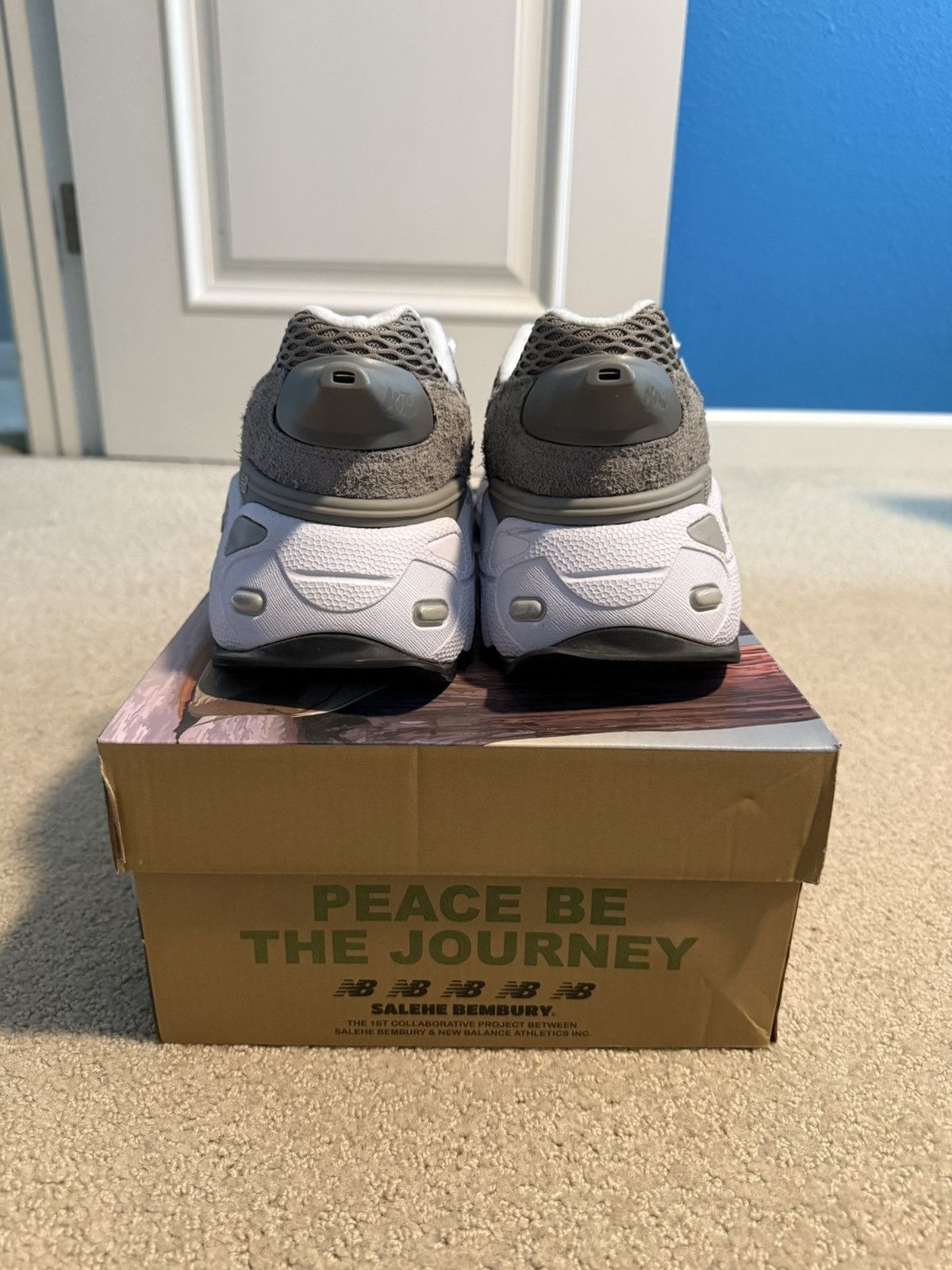 New Balance × Salehe Bembury New Balance 574 Salehe Bembury YURT - Classic NB Grey Size US 12 / EU 45 - 8 Thumbnail