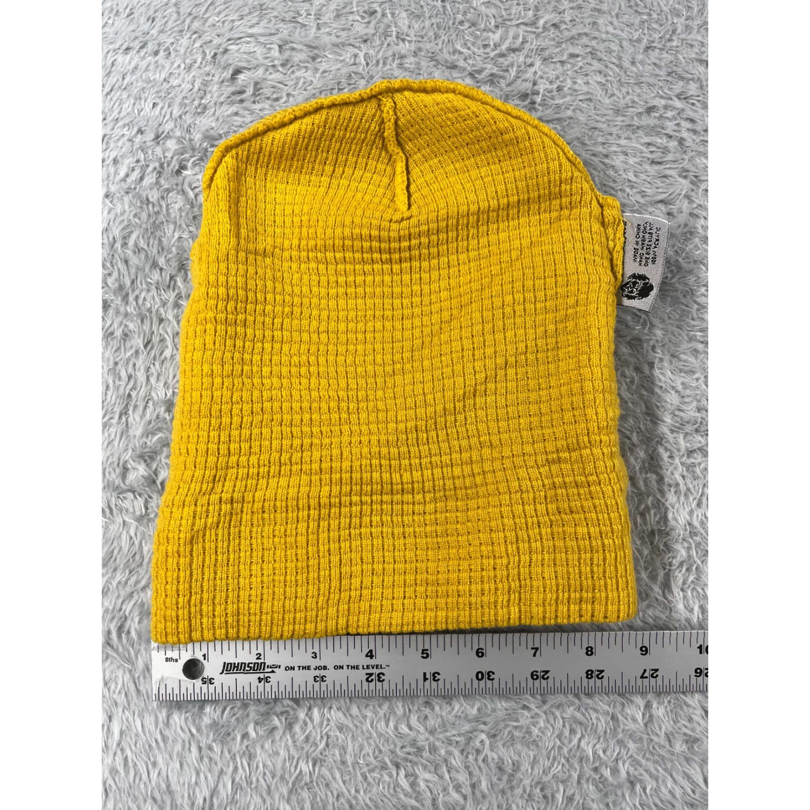 Vintage DannyDuncan69 Virginity Rocks Beanie Adult One Size Yellow Waffle Knit Acrylic Skate Size ONE SIZE - 5 Thumbnail