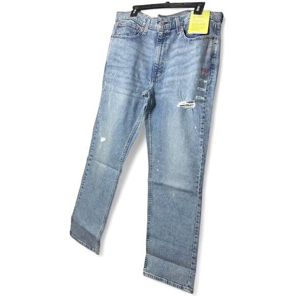 Levi's Levi's Mens Mid Rise Distressed Straight Leg Squirrelfish Je Size US 38 / EU 54 - 3 Thumbnail