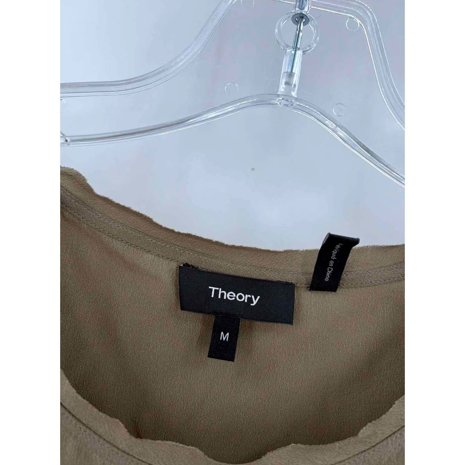 Theory Pre-Owned Theory Brown Size Medium Blouse Size M / US 6-8 / IT 42-44 - 2 Thumbnail