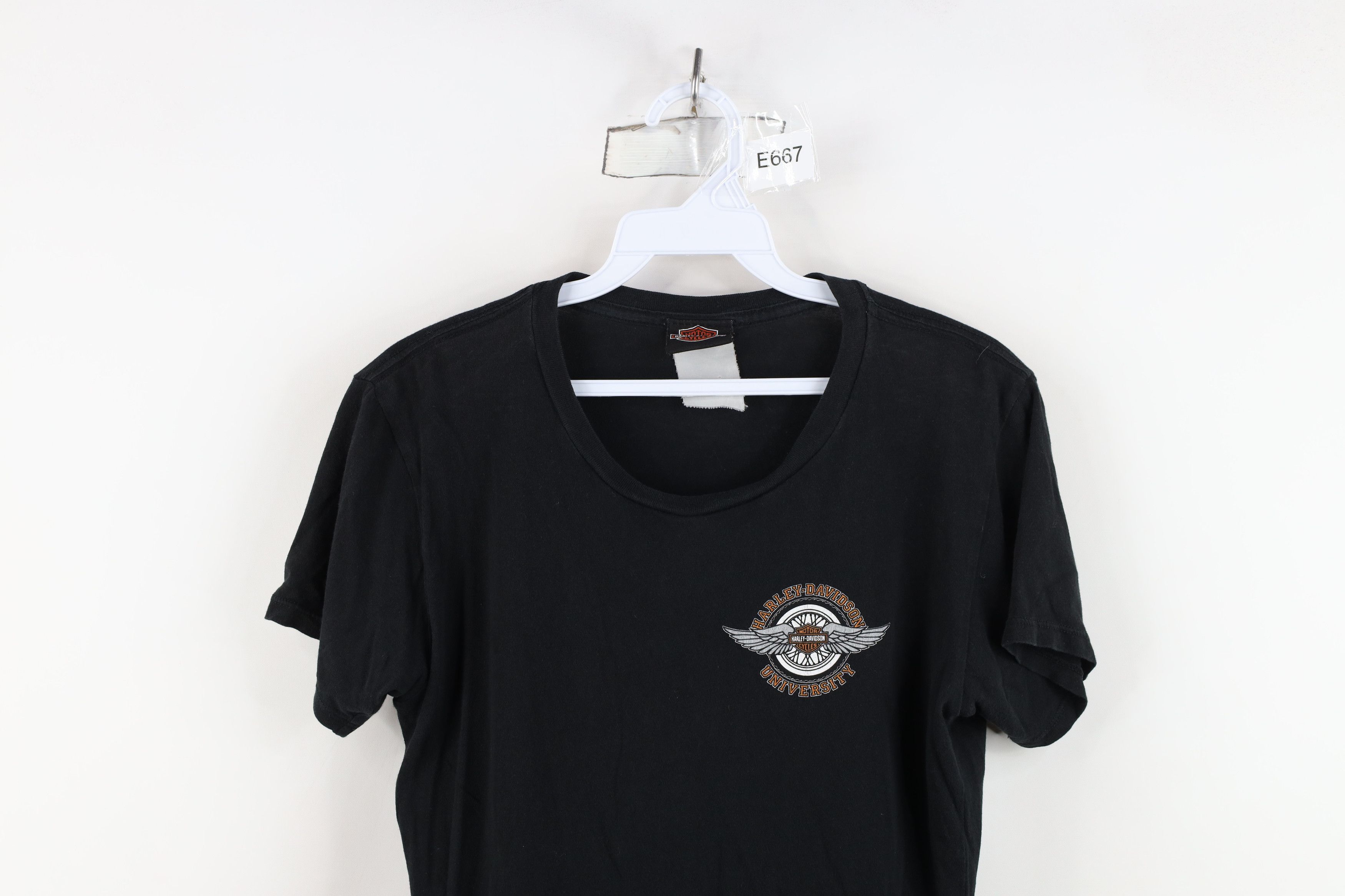 Harley Davidson Vintage 90s Y2K Harley Davidson Short Sleeve T-Shirt Black Size M / US 6-8 / IT 42-44 - 2 Thumbnail