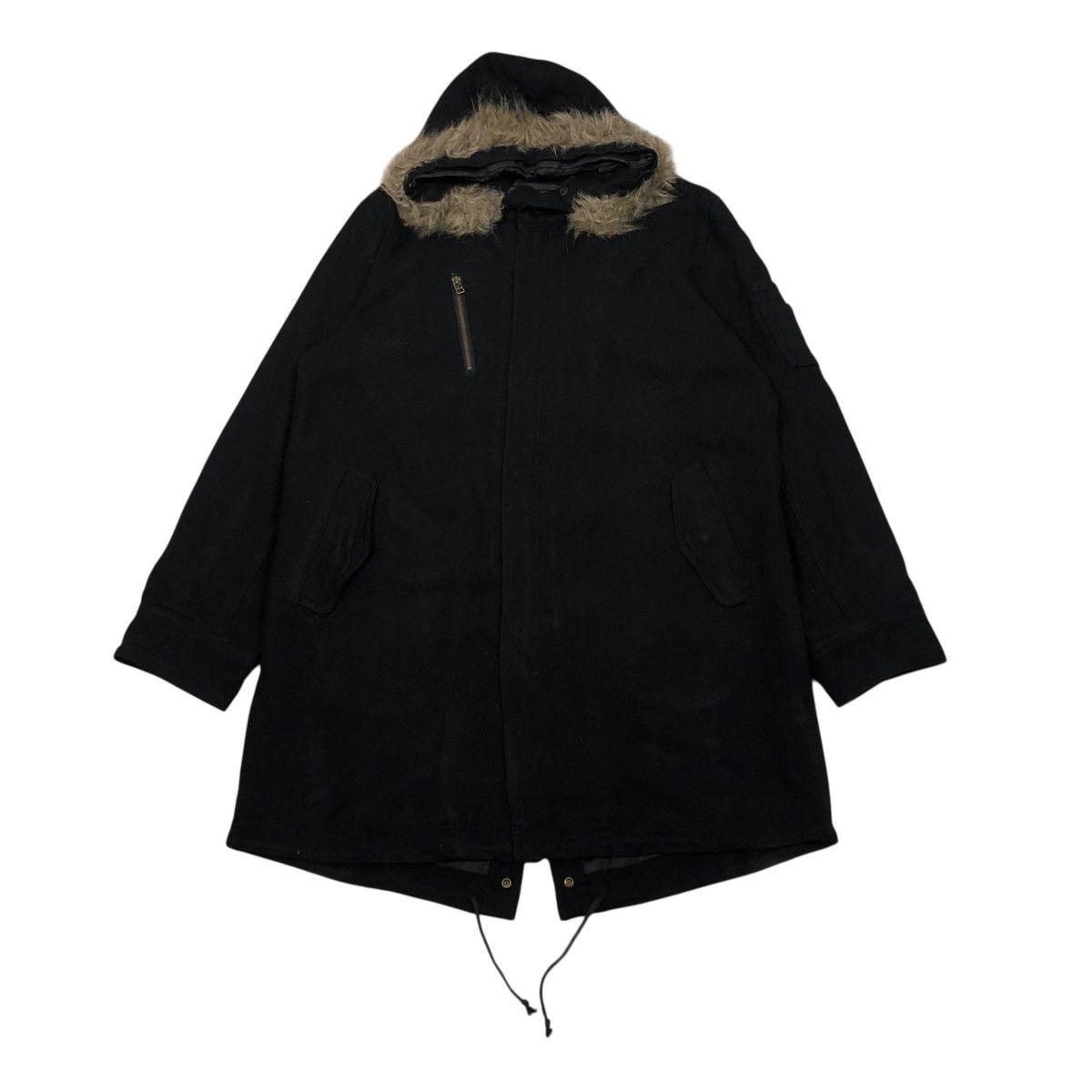 Japanese Brand 🔥VINTAGE PARKA JACKET SUNNY CLOUDS MINK FUR HOODIE Size US M / EU 48-50 / 2 - 1 Thumbnail