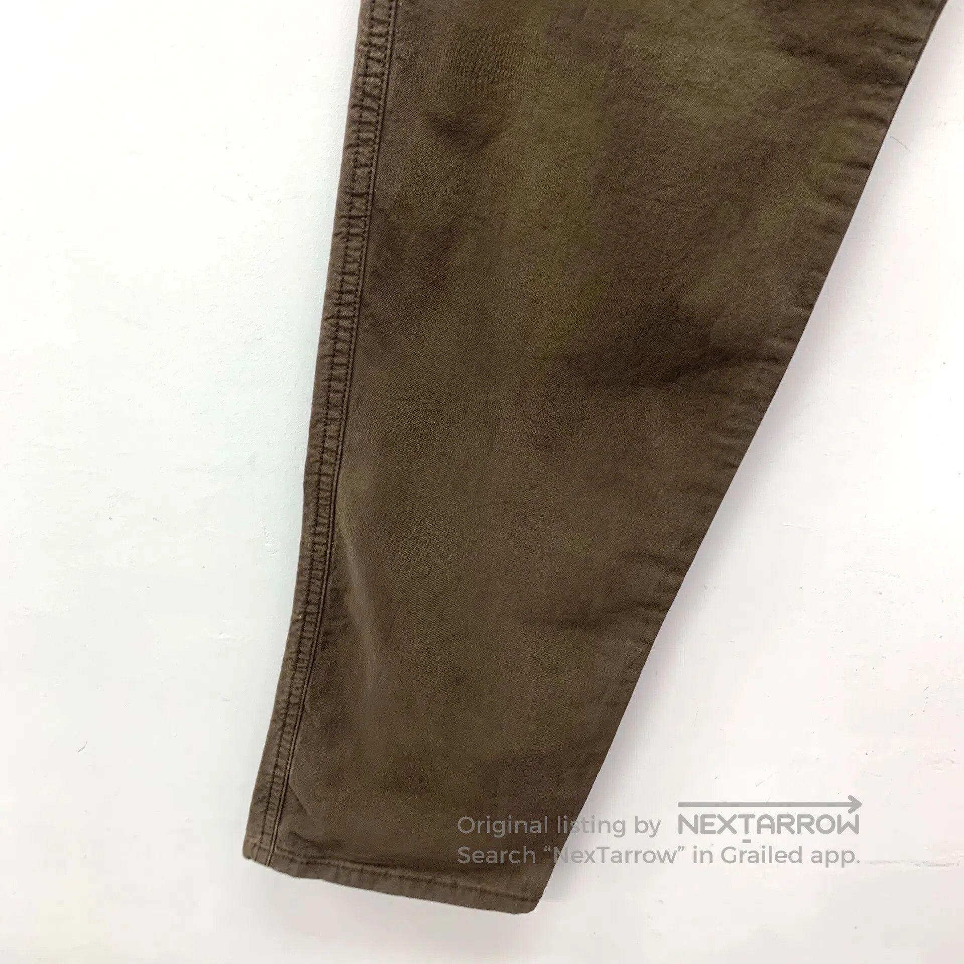 Burberry Burberry Brown Washed Cotton Casual Pants| Size US 31 - 5 Thumbnail