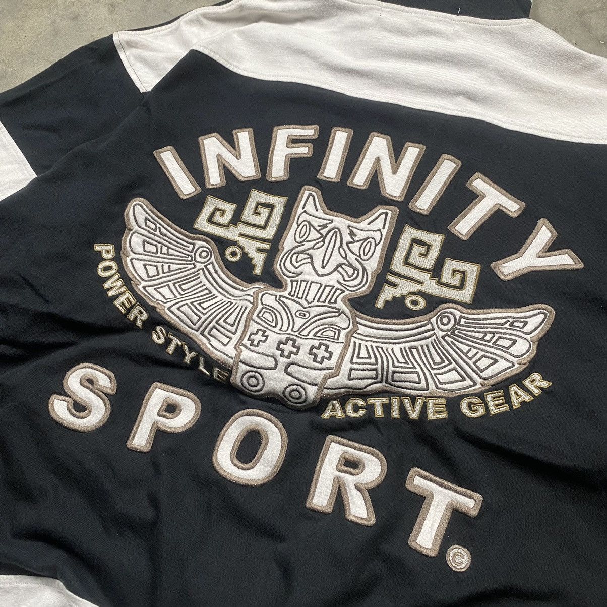 Affliction × Vintage y2k Infinity Sport Tattoo Tribal HipHop Zip Up Size US XXL / EU 58 / 5 - 2 Thumbnail