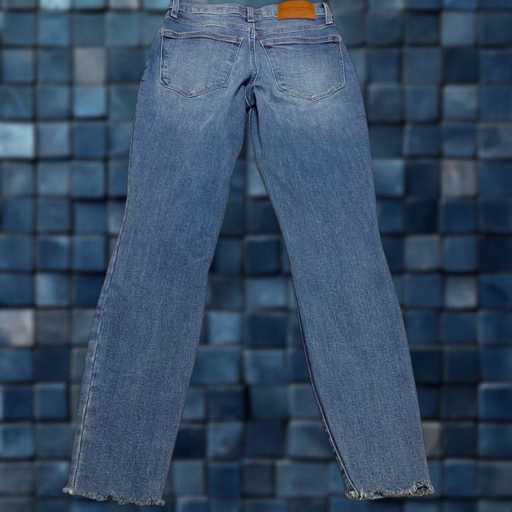Lucky Brand Lucky Brand Jeans Womens 4 Blue Denim Medium Wash Ava Skinny Distressed Jeans Size 27" / US 4 / IT 40 - 1 Thumbnail