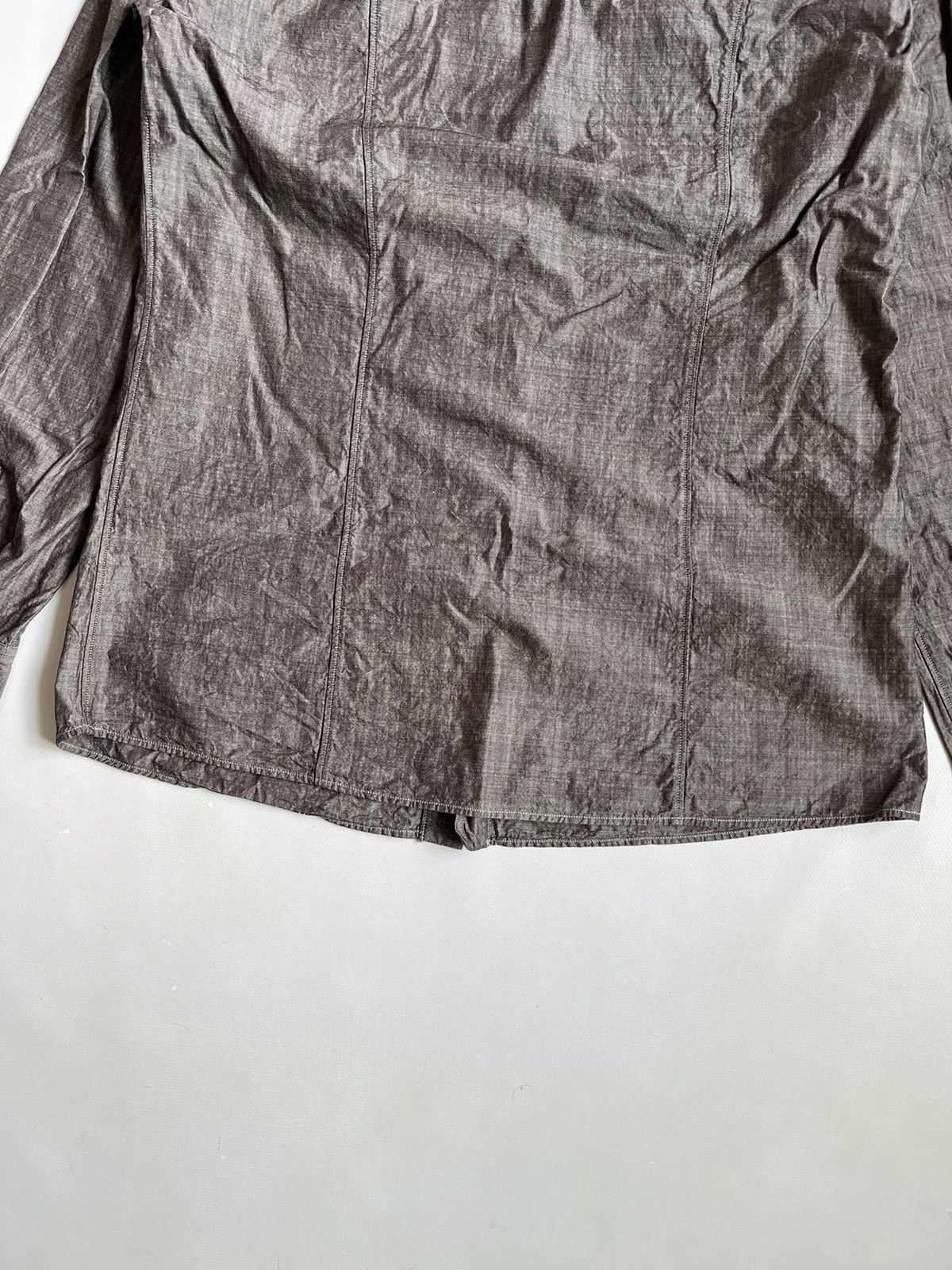 Marithe + Francois Girbaud × Vintage Le Jean De Marithe Francois Girbaud Men Grey Button Up Shirt Size US L / EU 52-54 / 3 - 11 Thumbnail
