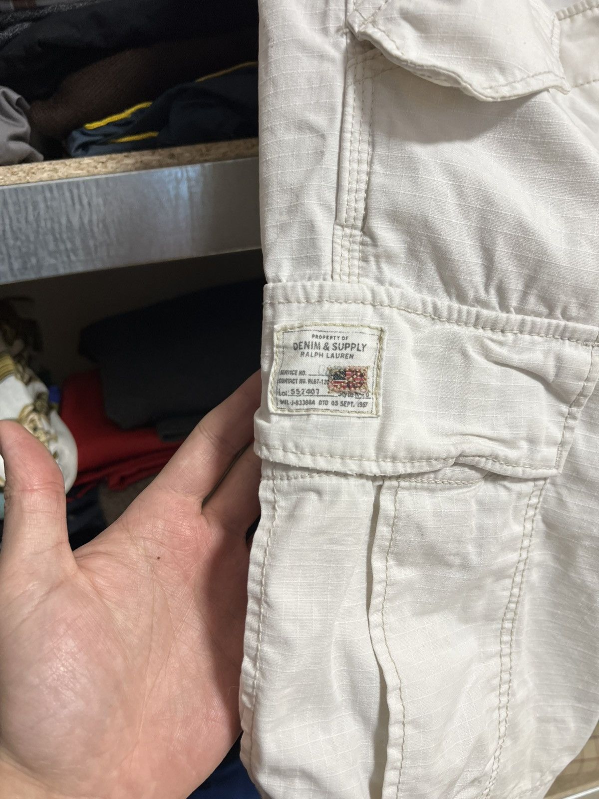 Denim & Supply Ralph Lauren × Polo Ralph Lauren × Vintage Vintage Ralph Lauren Cargo Denim & Supply Shorts Size 36 Size US 36 / EU 52 - 3 Thumbnail