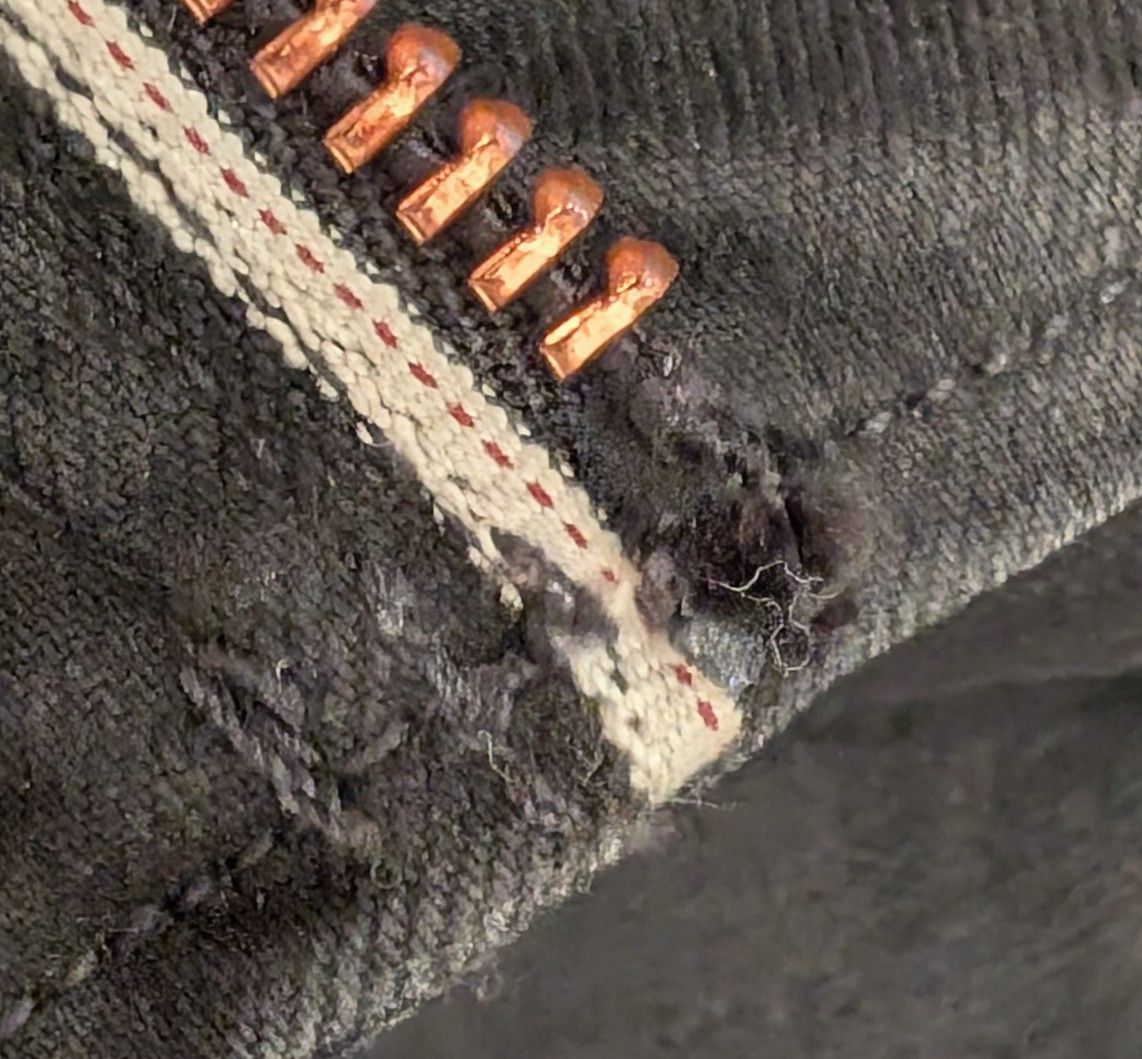 Scotch & Soda RARE Scotch & Soda Lava Tears Selvedge Denim Jacket Black Size US M / EU 48-50 / 2 - 10 Thumbnail